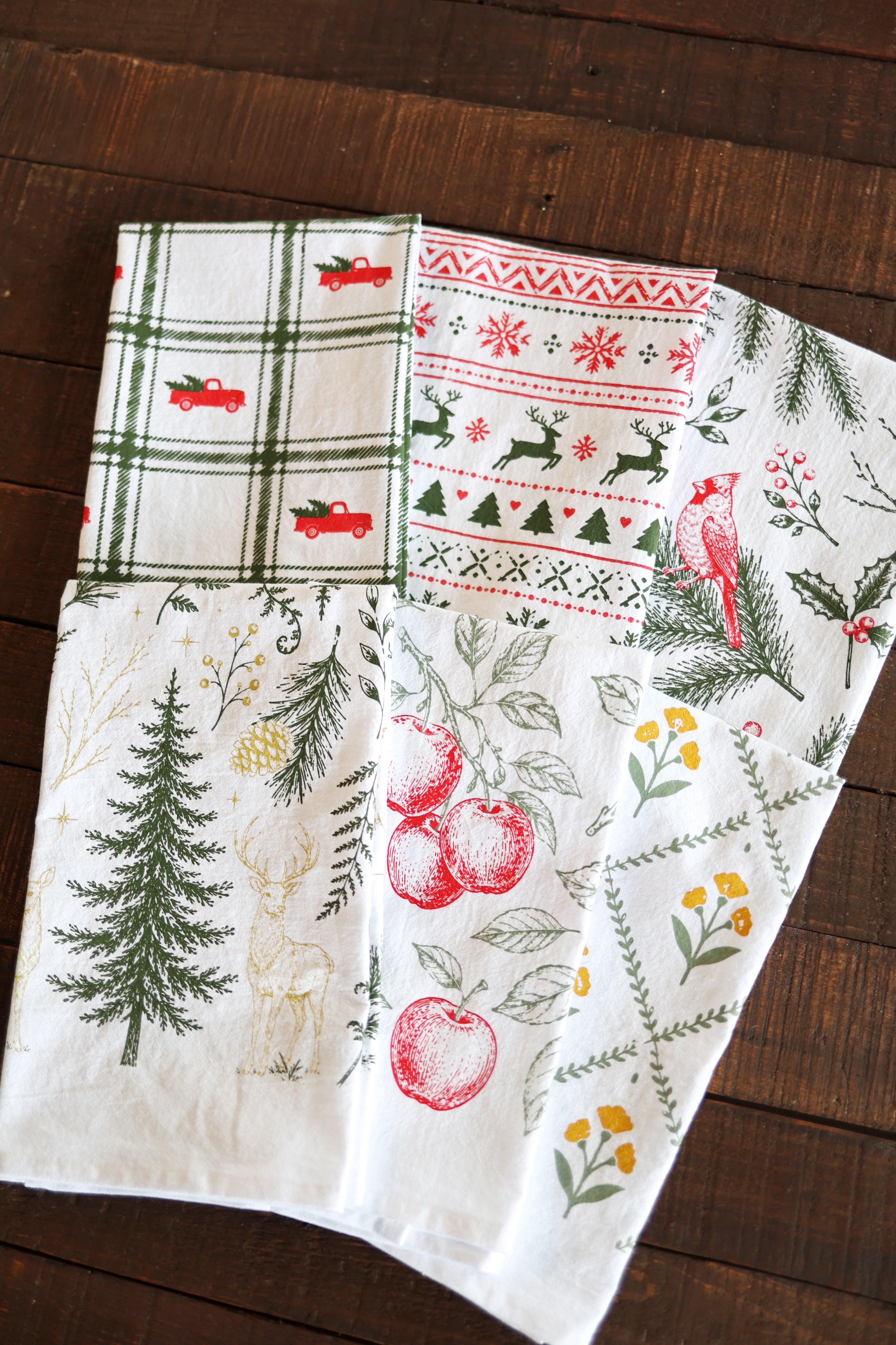 Golden Bloom Tea Towel