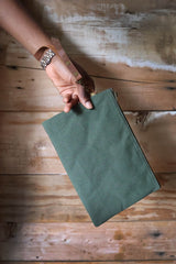 Canvas Clutch/Zippered Pouch