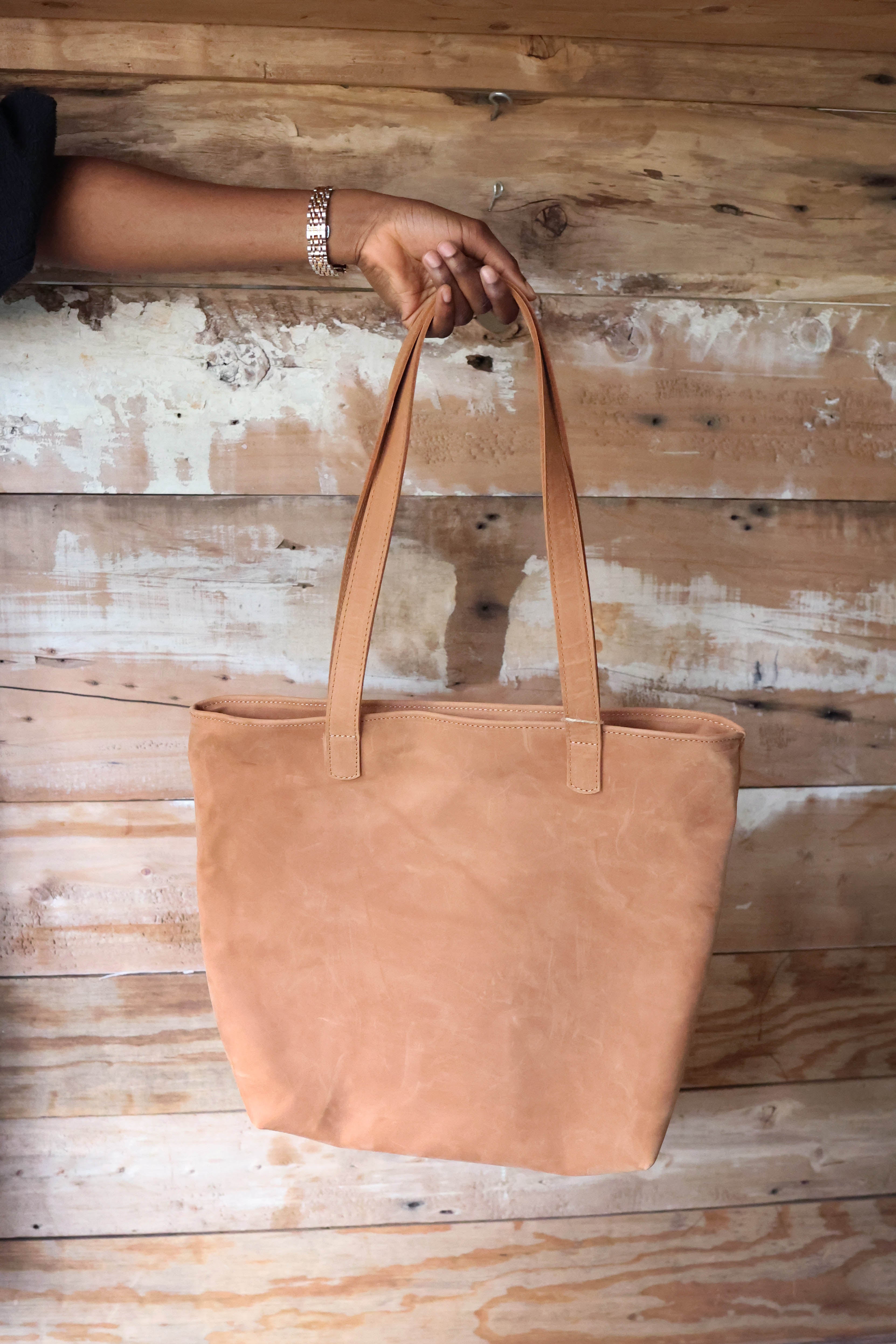 The Kilele Leather Day Tote