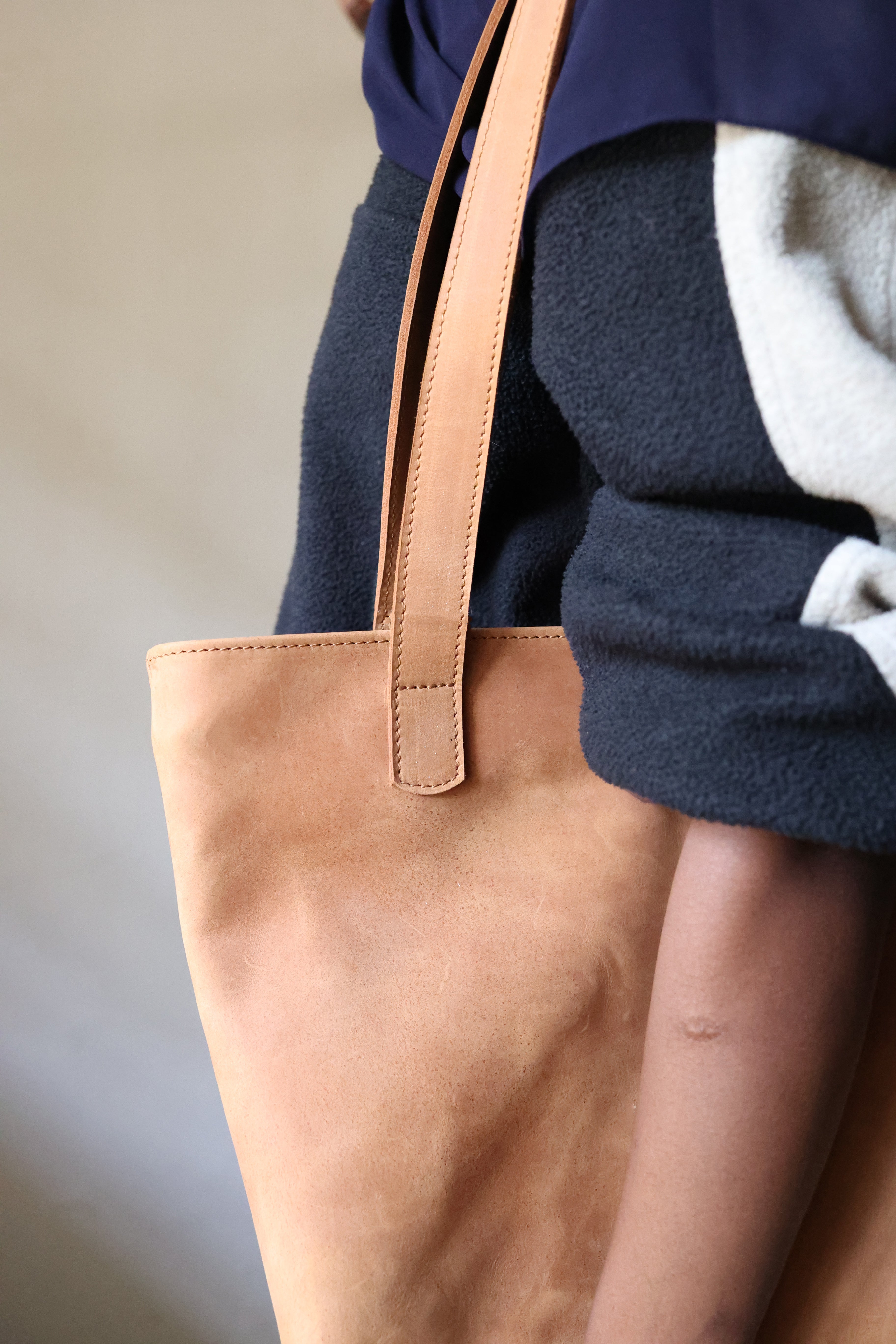 The Kilele Leather Day Tote