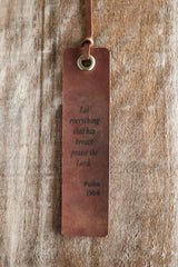 Christian Bookmark Engraved Psalm