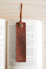 Christian Bookmark Engraved Psalm