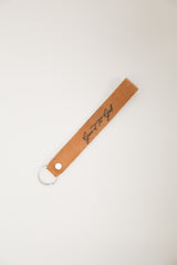 Christian Wristlet Engraved Leather