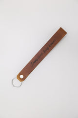 Deeply Loved, Fully Known Wristlet Engraved Leather