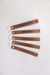 Deeply Loved, Fully Known Wristlet Engraved Leather