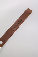 Give It To God Wristlet Engraved Leather