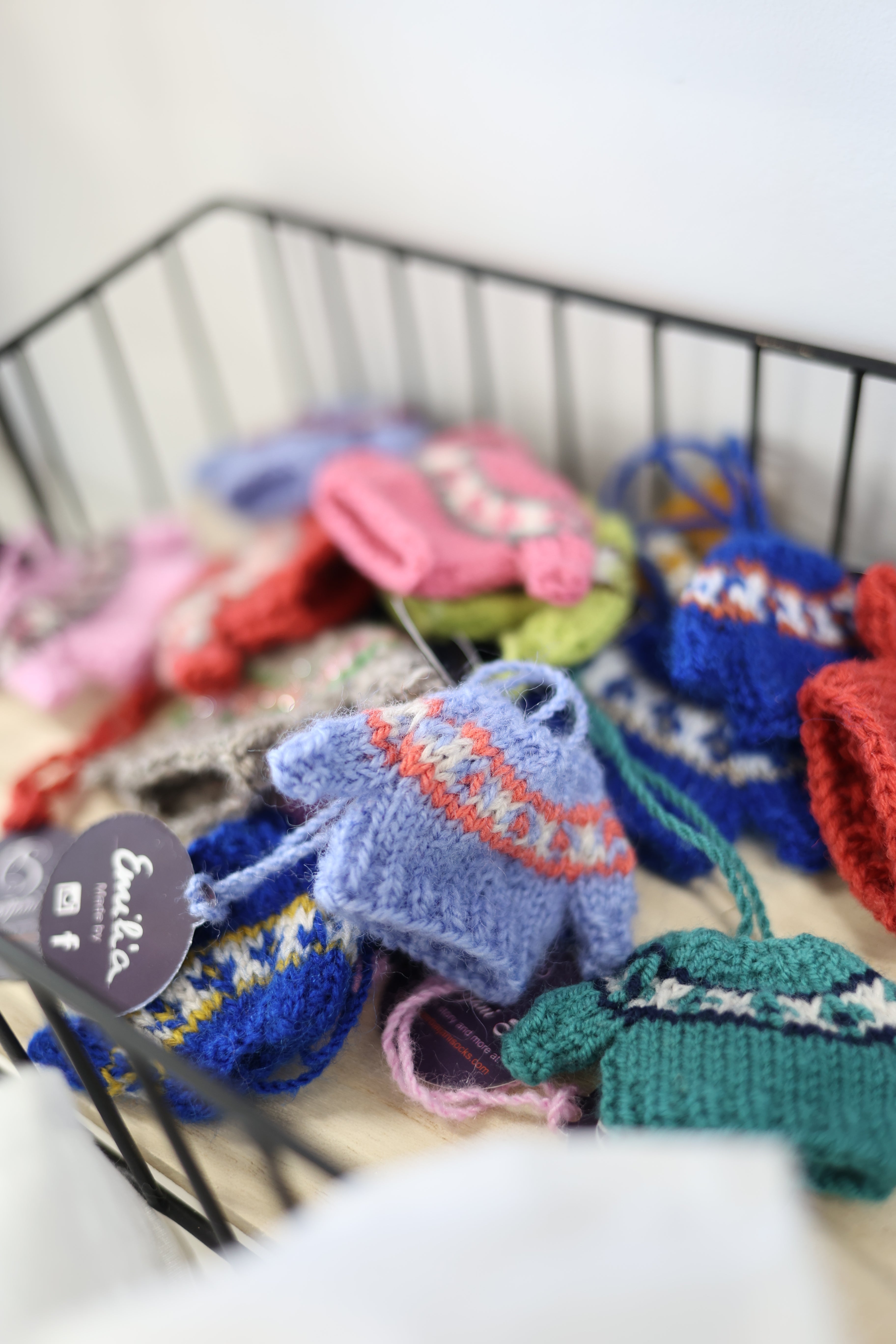 Mini Sweater Ornaments - colors vary