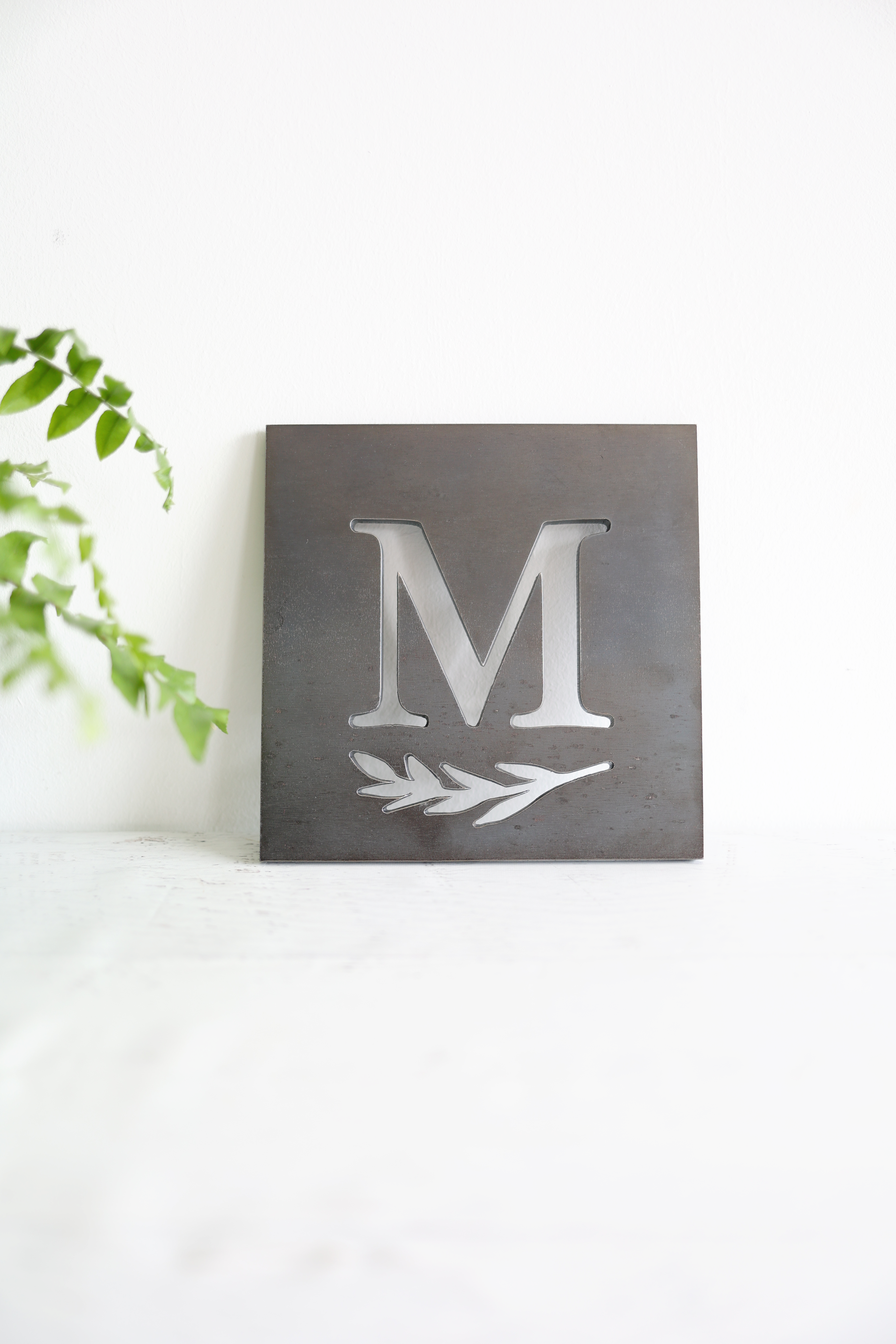 Personalized Kitchen Trivet Hot Plate Monogram Pot Holder Square