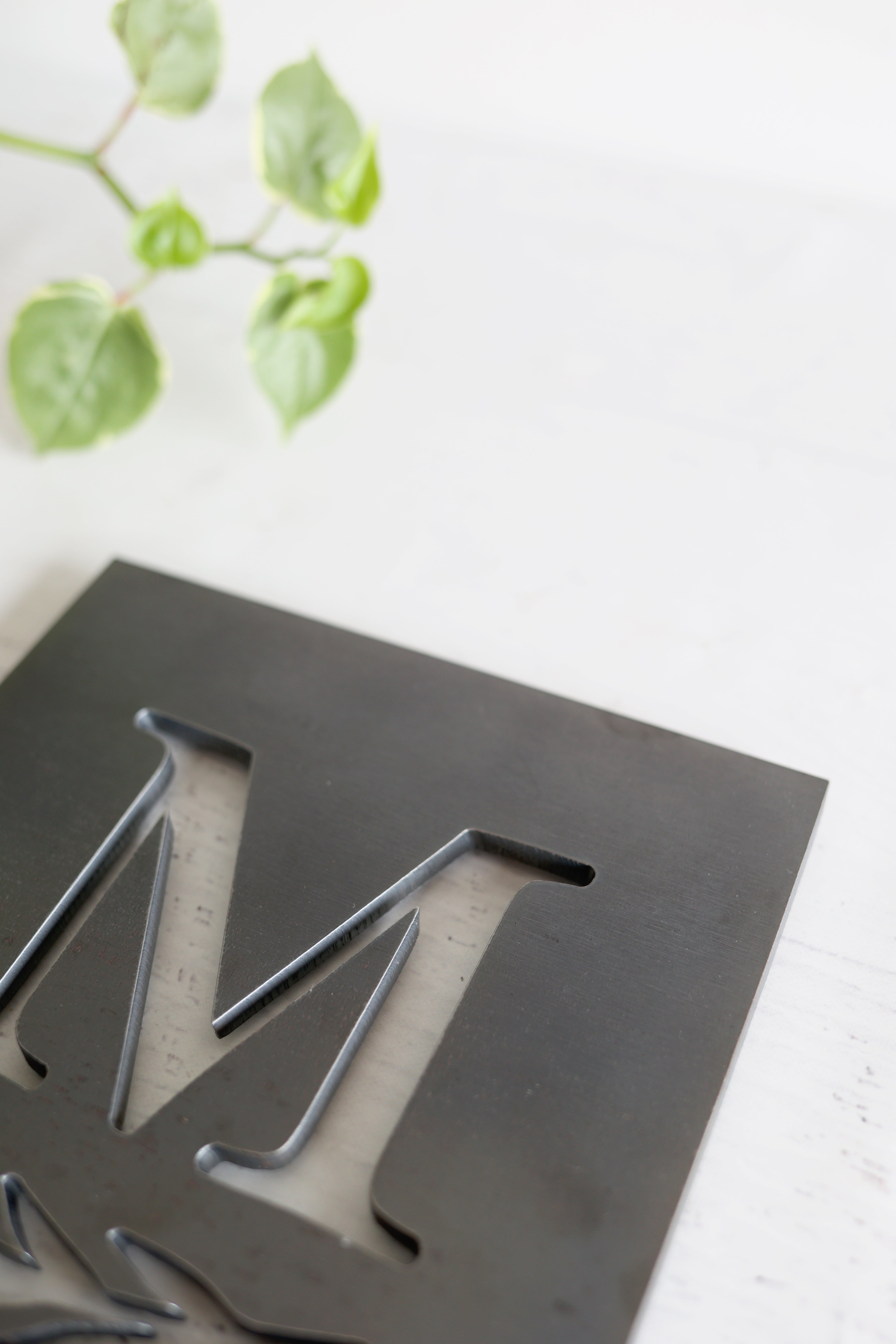 Personalized Kitchen Trivet Hot Plate Monogram Pot Holder Square