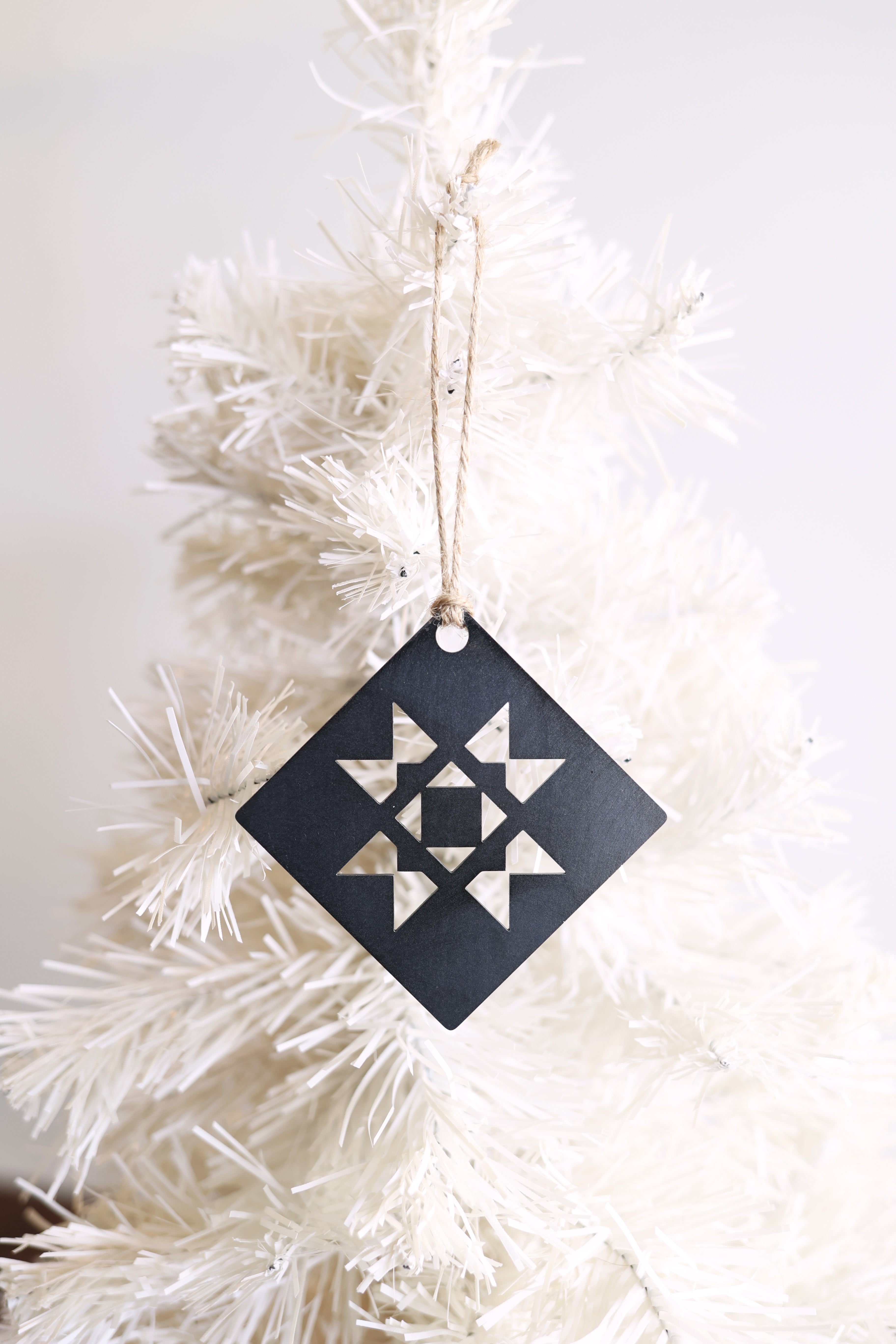 Quilt Square Christmas Tree Ornament