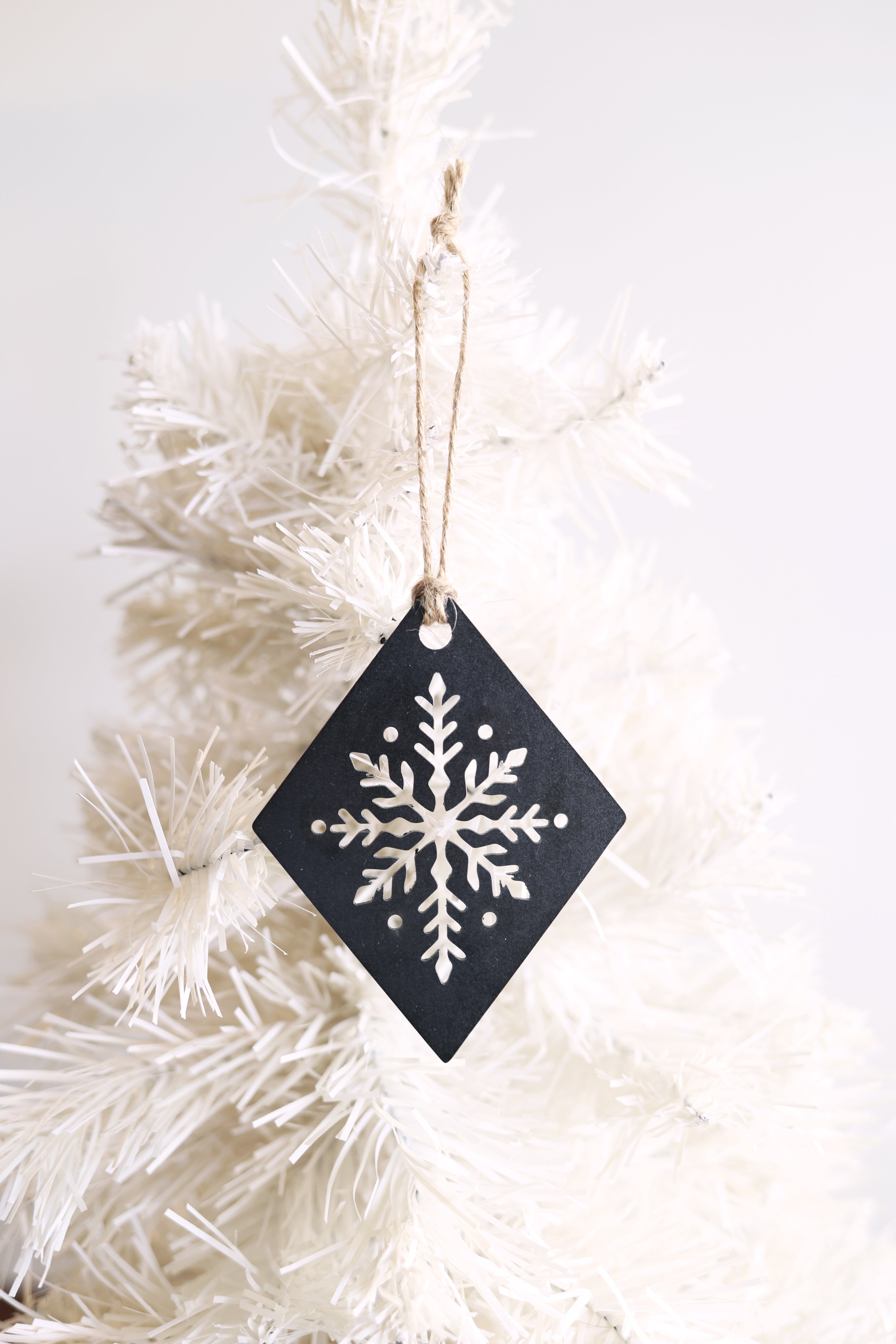 Snowflake Diamond Christmas Tree Ornament