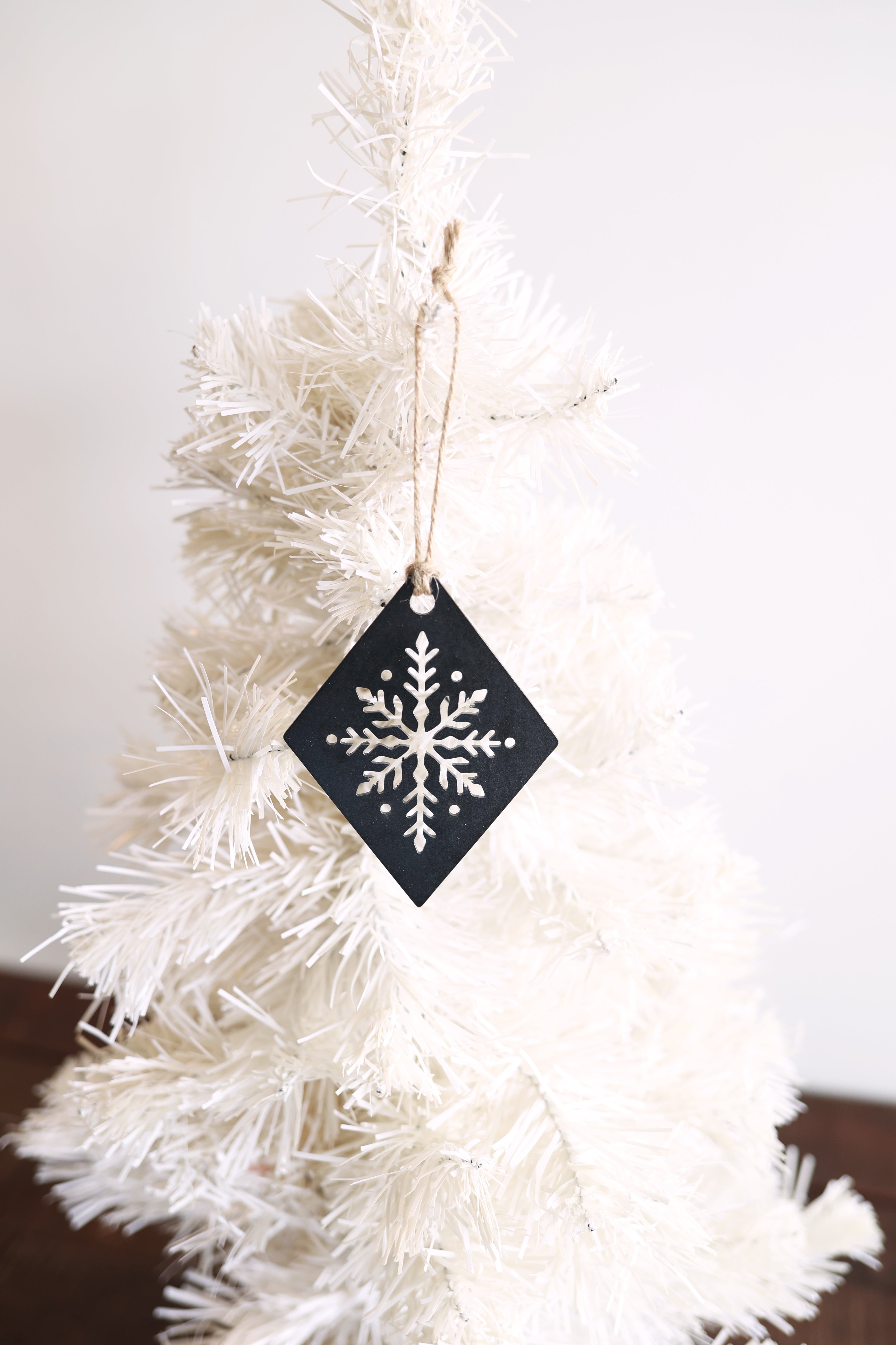 Snowflake Diamond Christmas Tree Ornament
