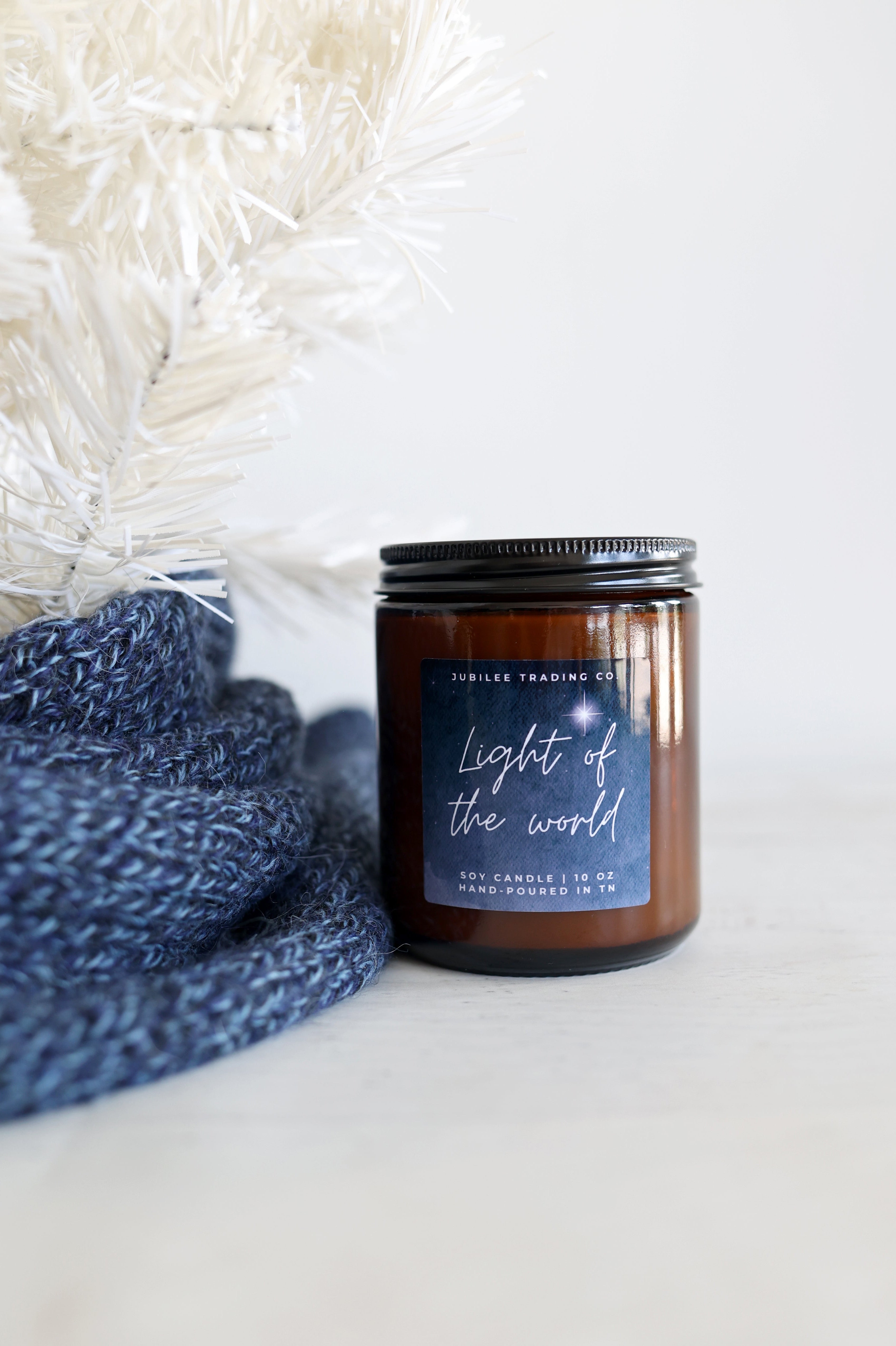 "Light Of The World" Candle