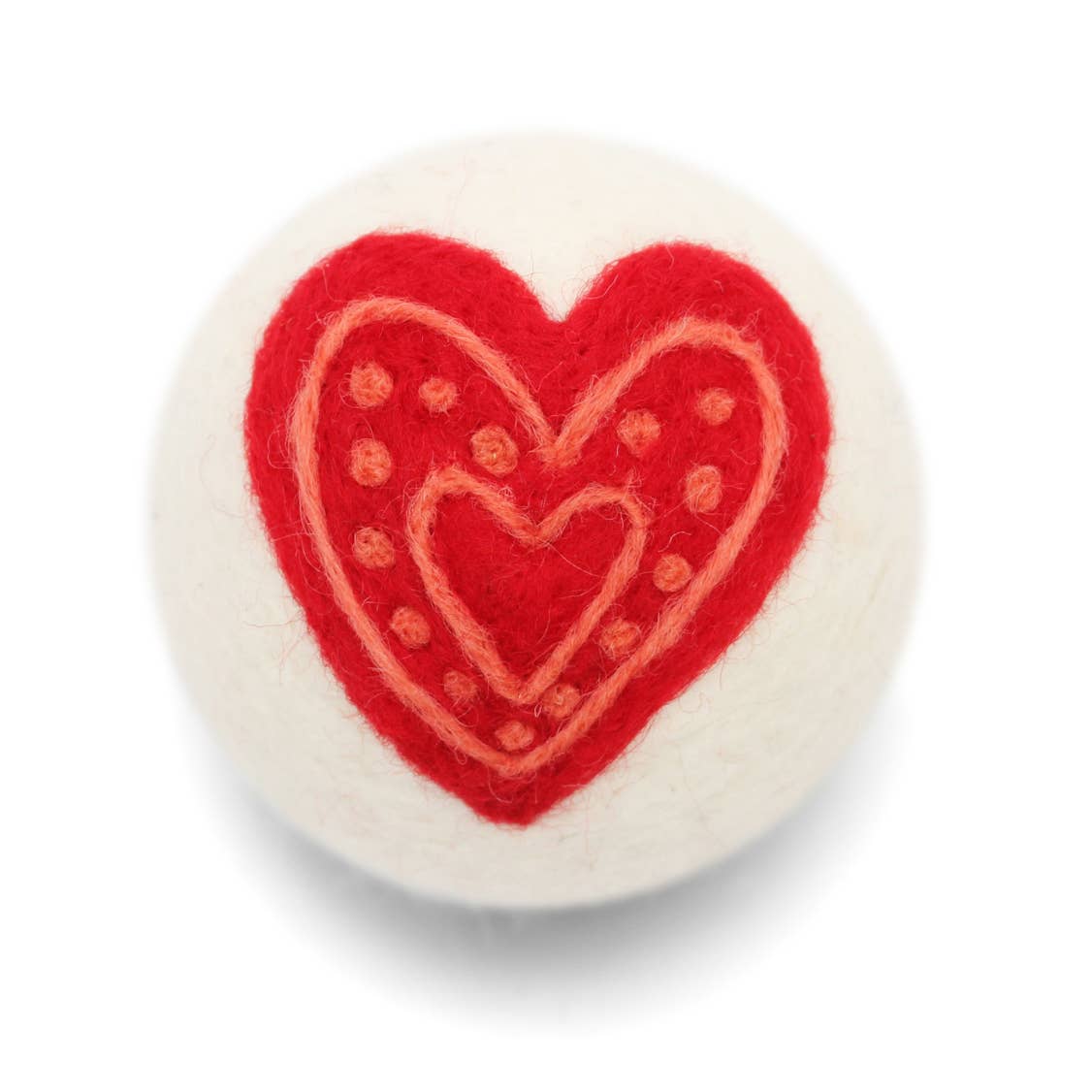 Hearts Eco Wool Dryer Balls Fair Trade