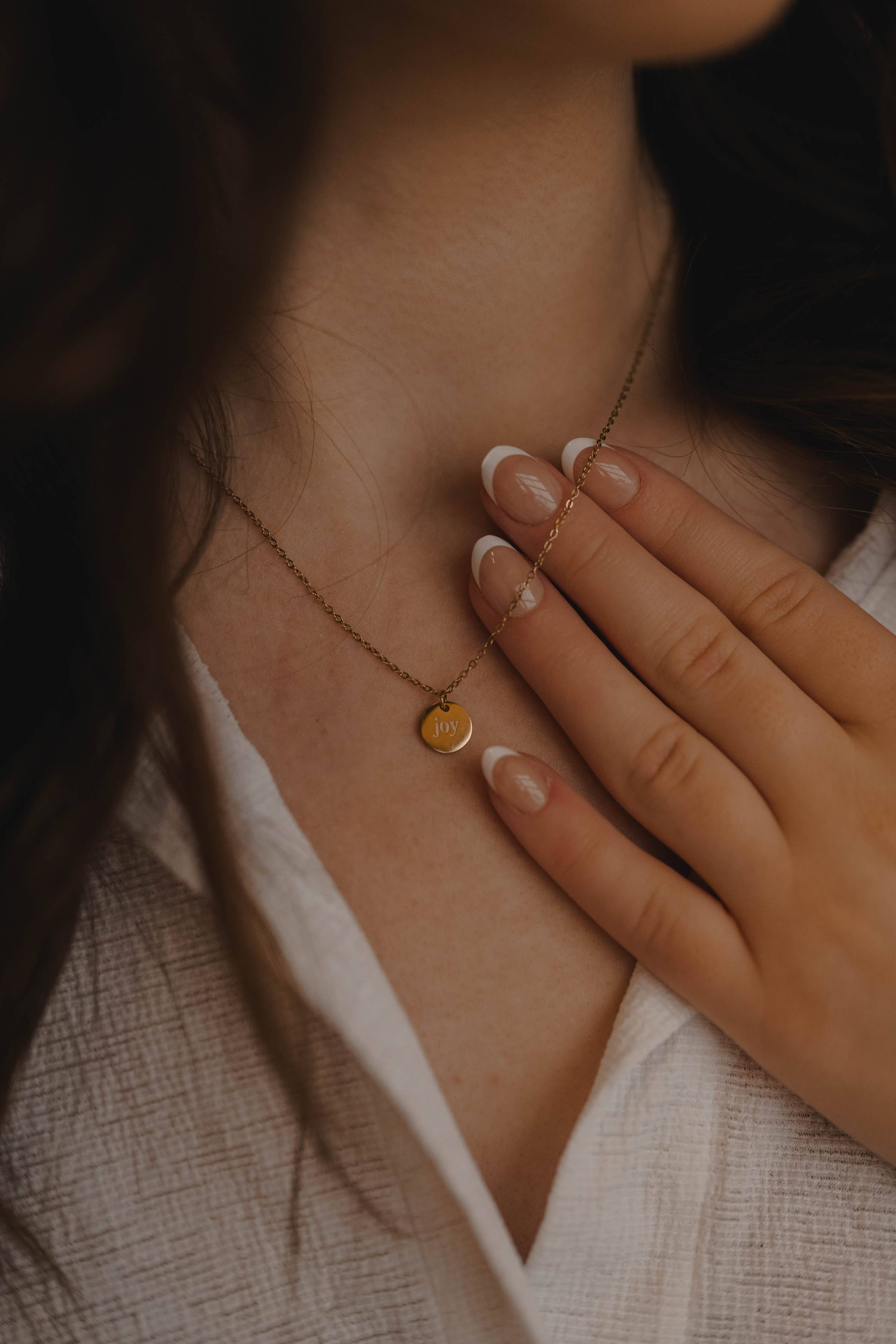 Joy Disc Necklace