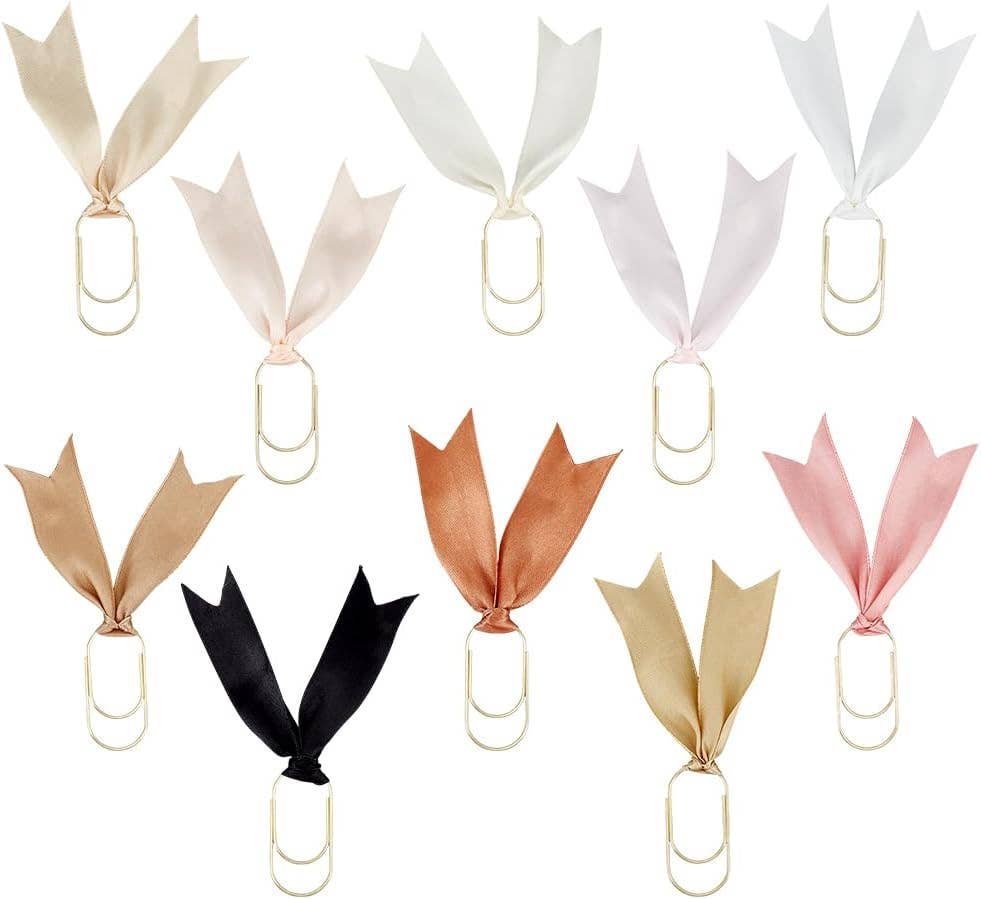 Ribbon Paper Clip (Set of Ten)