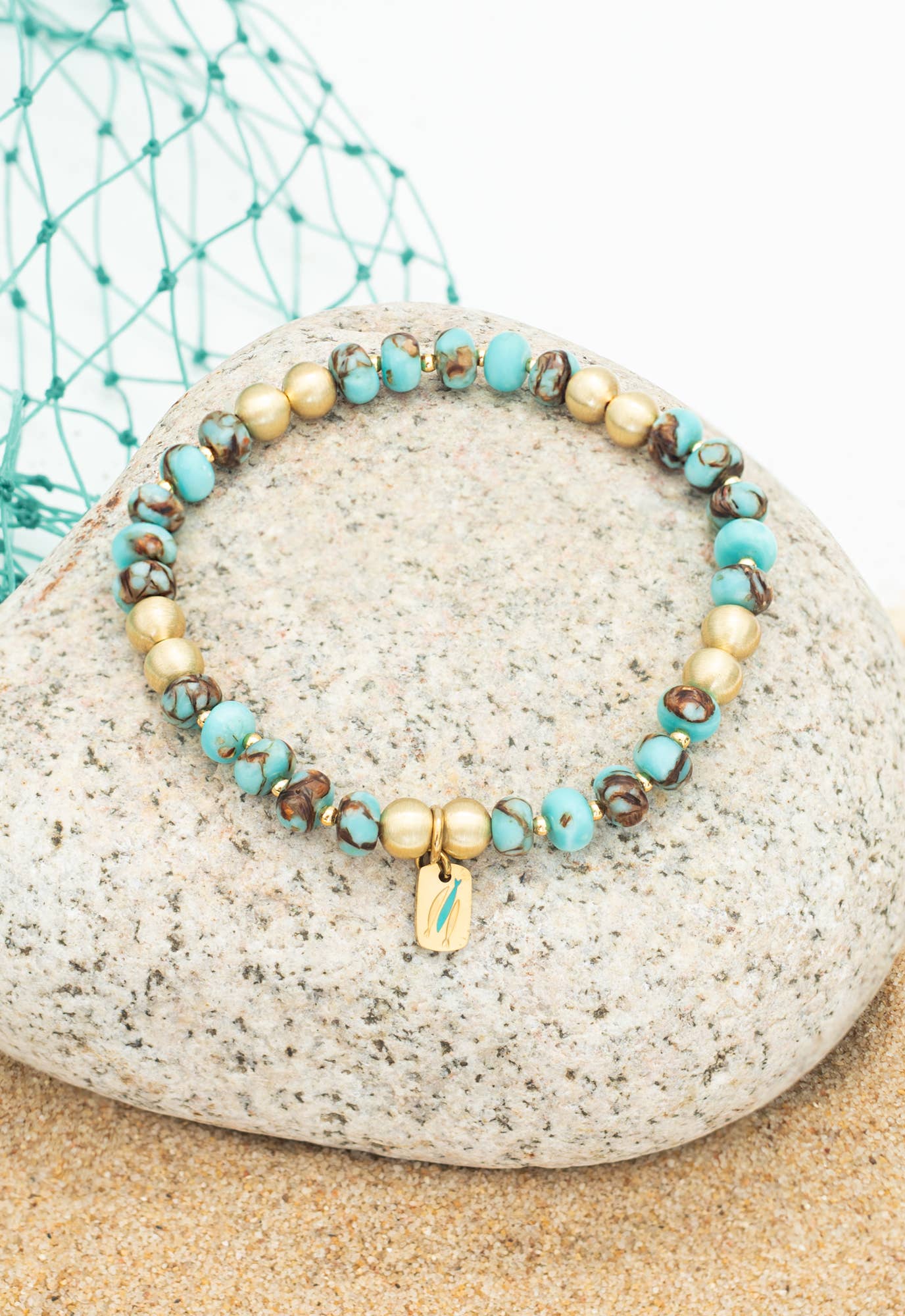 5 & 2 Bracelet Gold