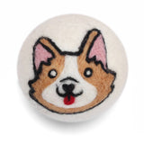 Dogs: Eco Wool Dryer Balls Fair Trade: Brown Dog
