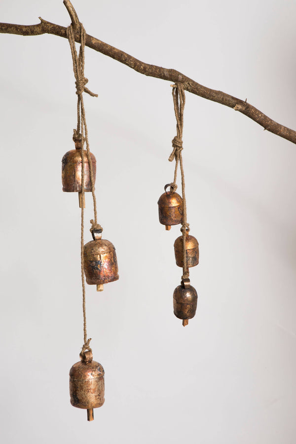 Rustic Wind Chime Small Cascading Bells