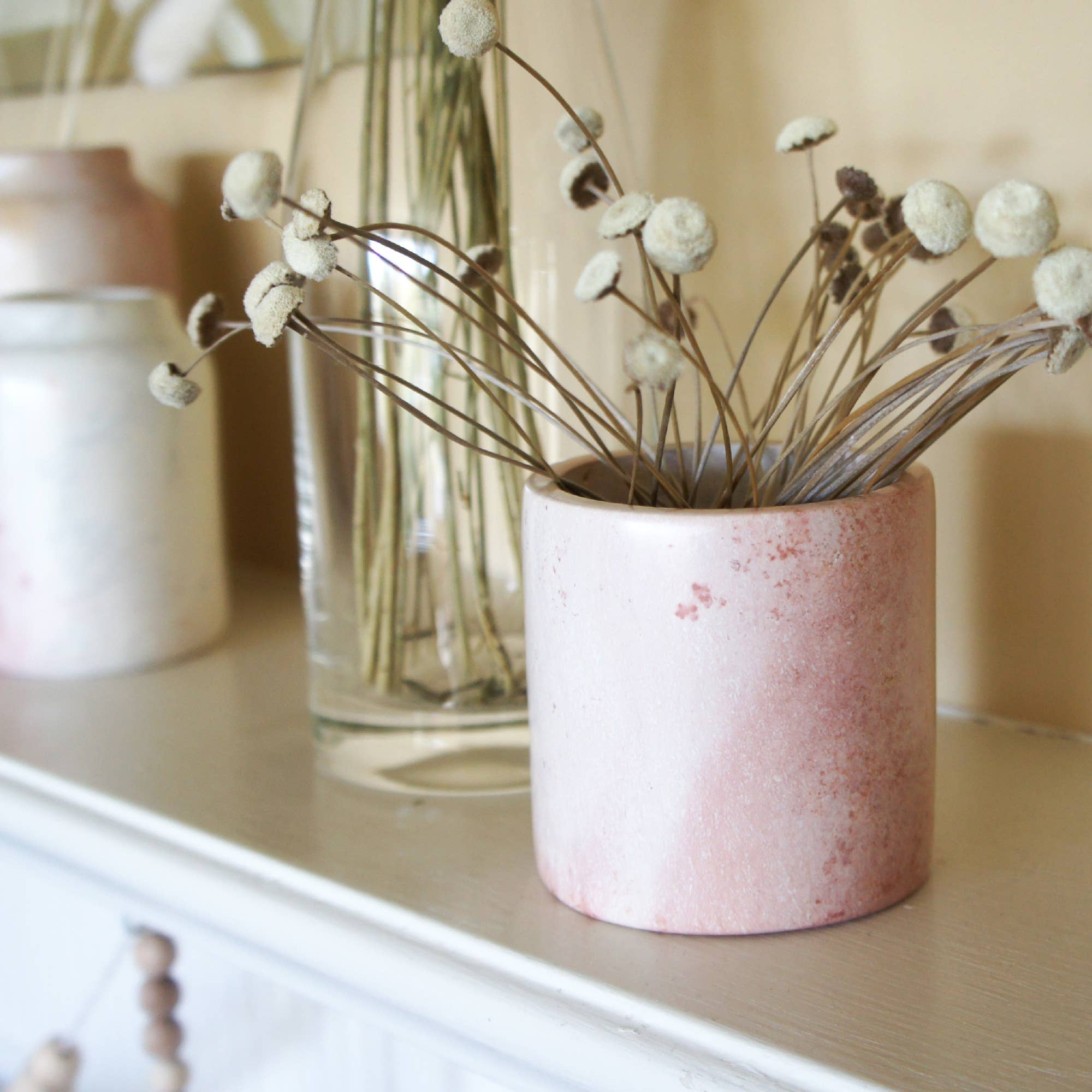 Natural Cylinder Planter - Large