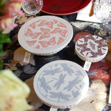 Halo Dish and Bowl Cover Small Set of 3 Butterflies