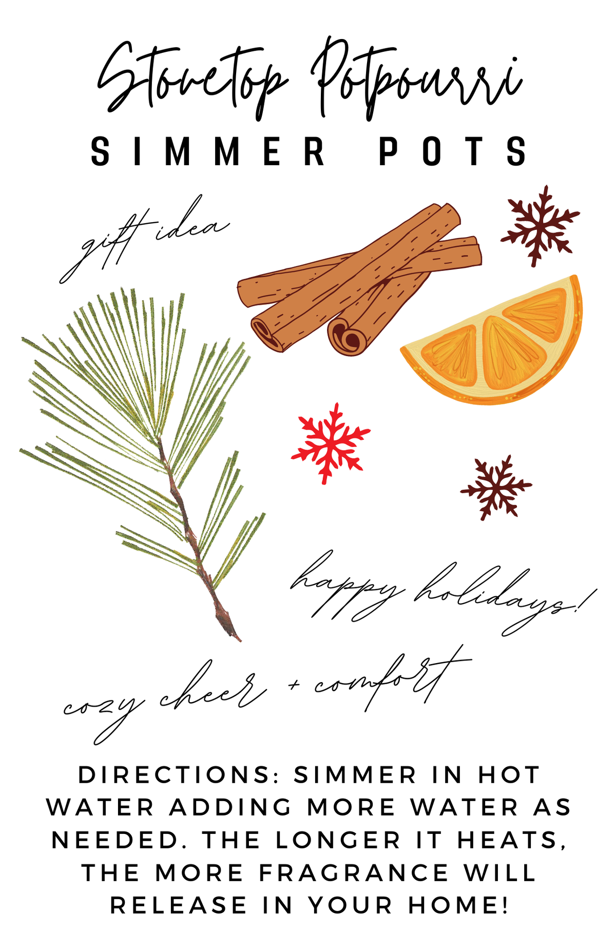 "Holiday Spice" Simmer Pot