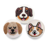 Dogs: Eco Wool Dryer Balls Fair Trade: Brown Dog