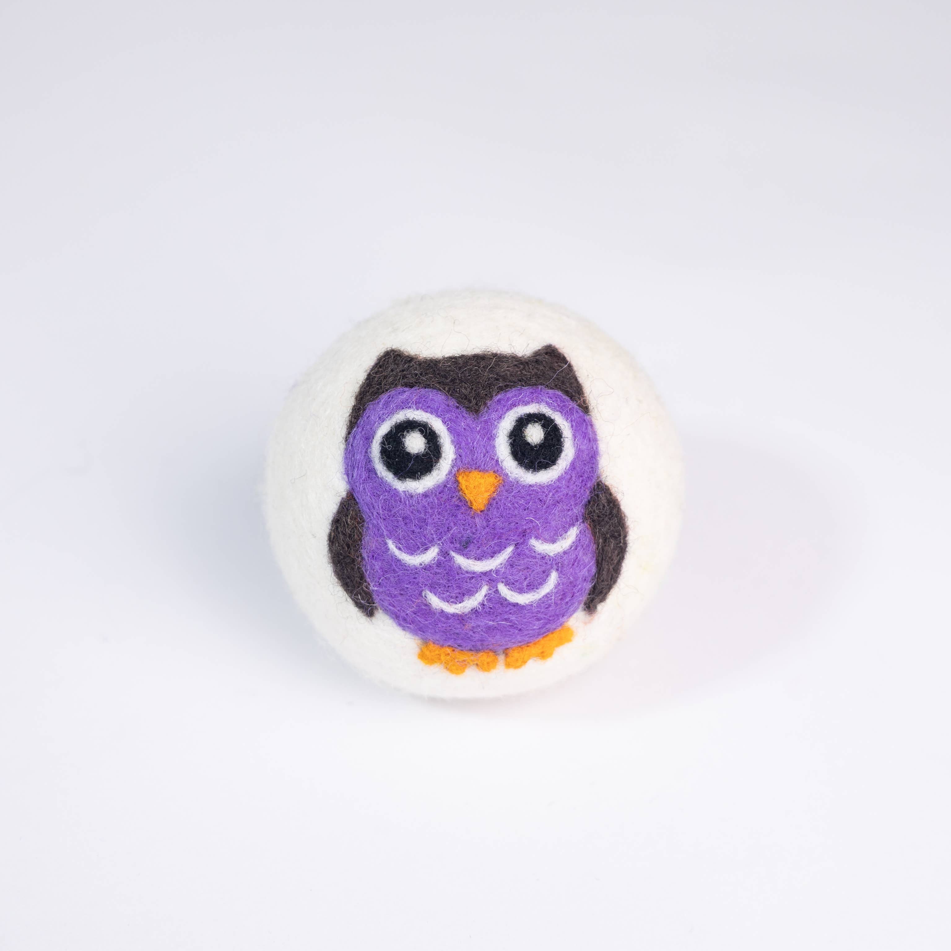 Owl: Eco Wool Dryer Ball