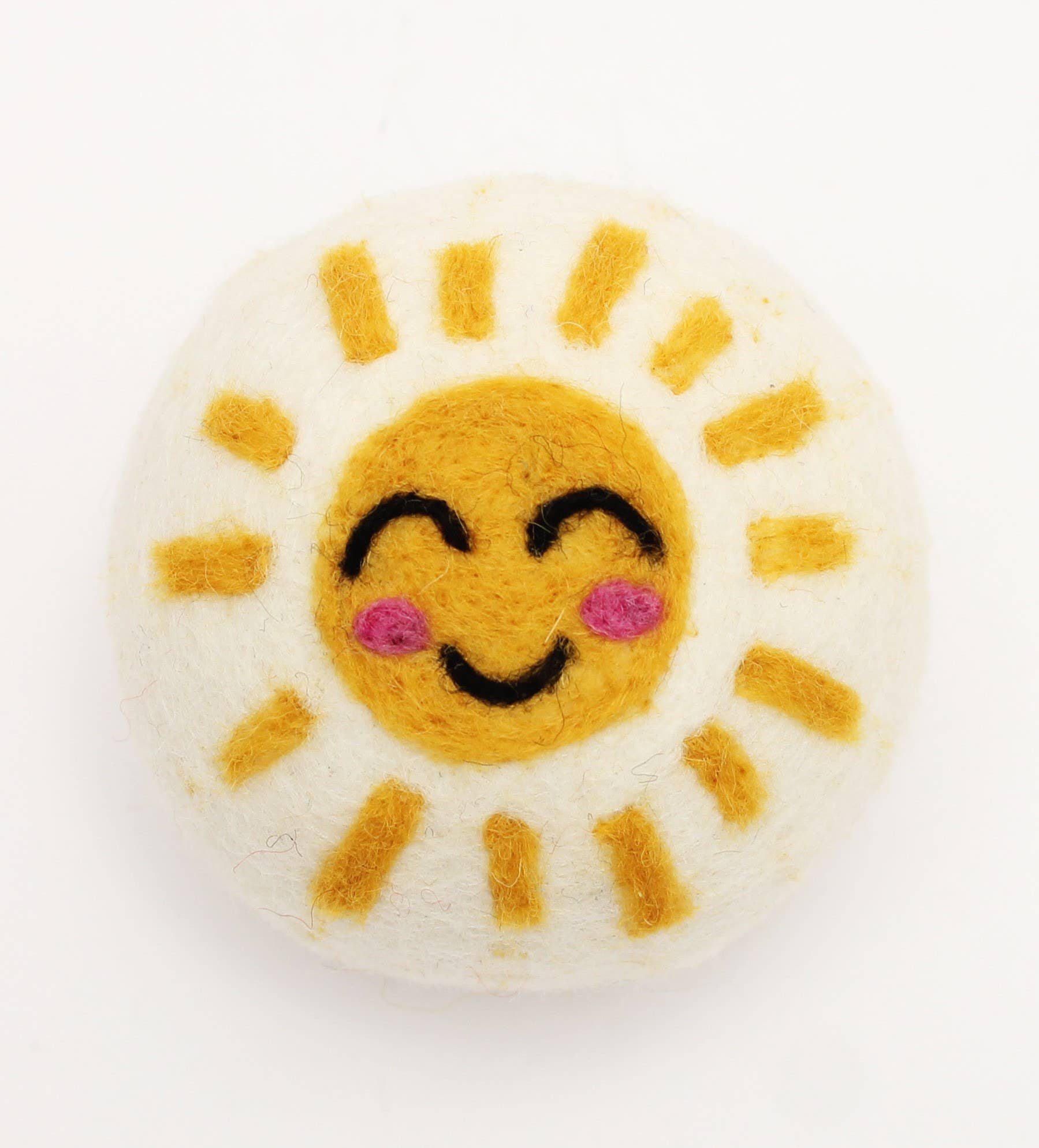 Yellow Sun: Eco Wool Dryer Ball
