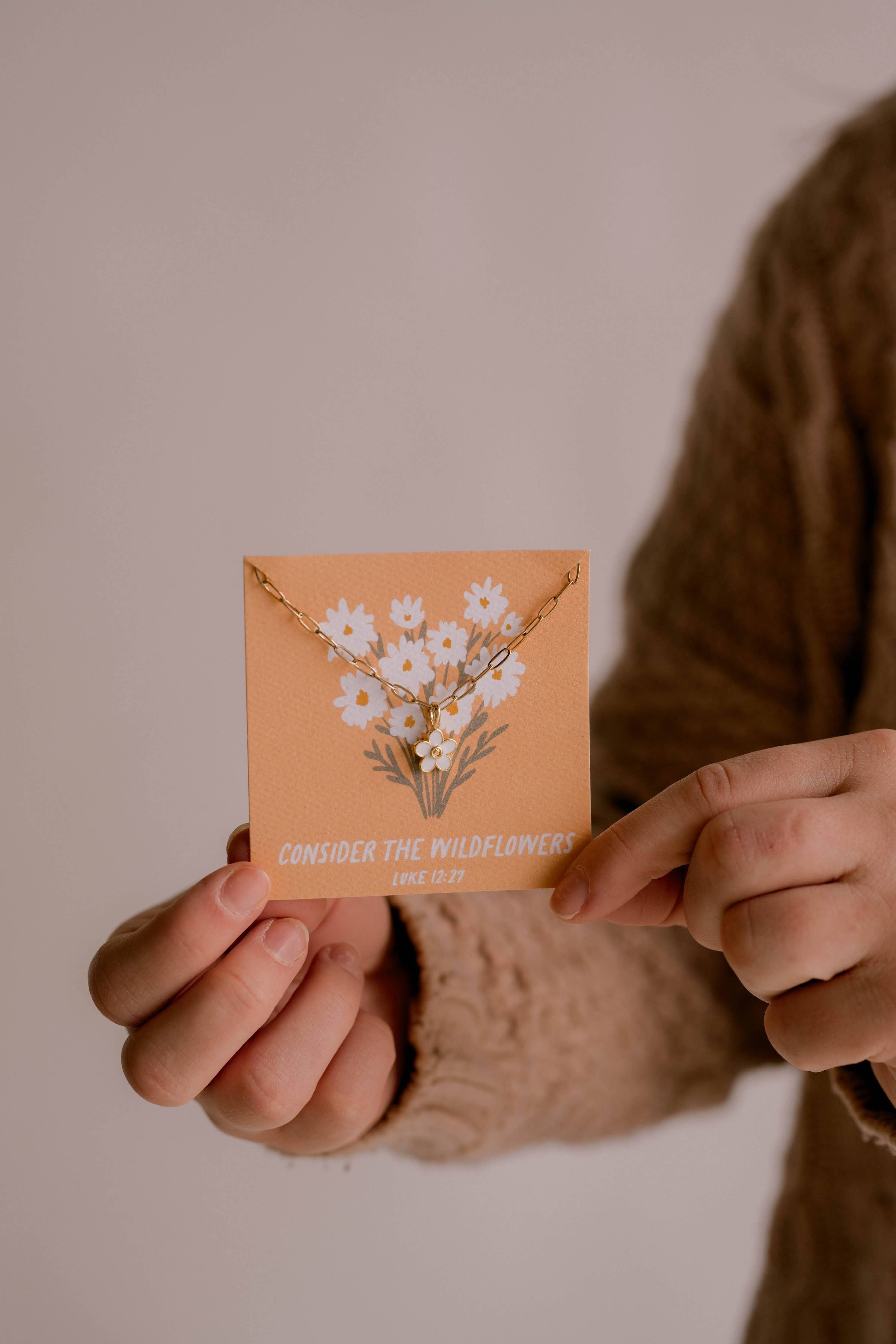 Consider The Wildflowers Charm Necklace