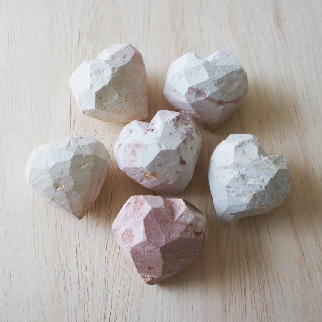 Work in Progress Heart Rocks