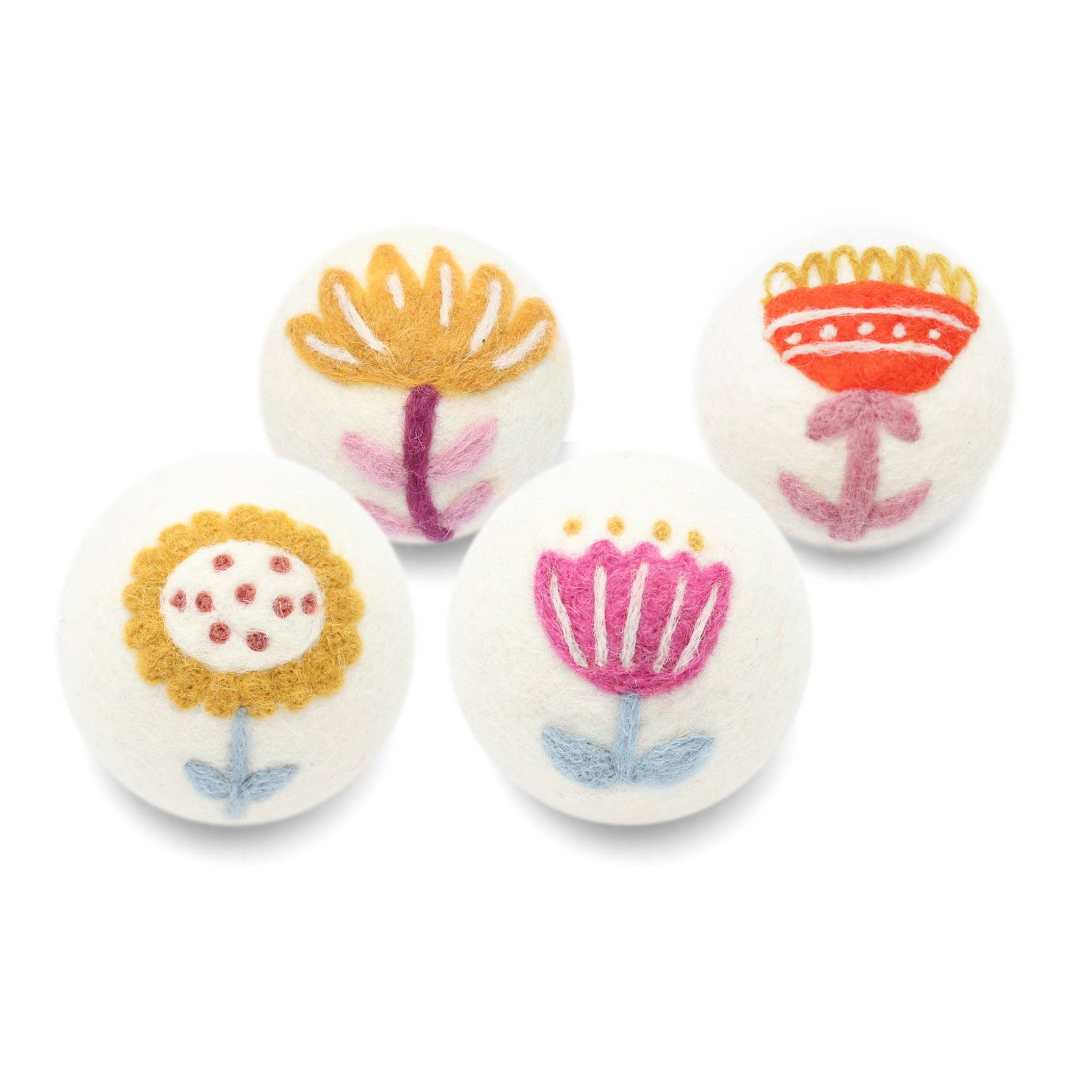 Flowers: Eco Wool Dryer Balls Fair Trade