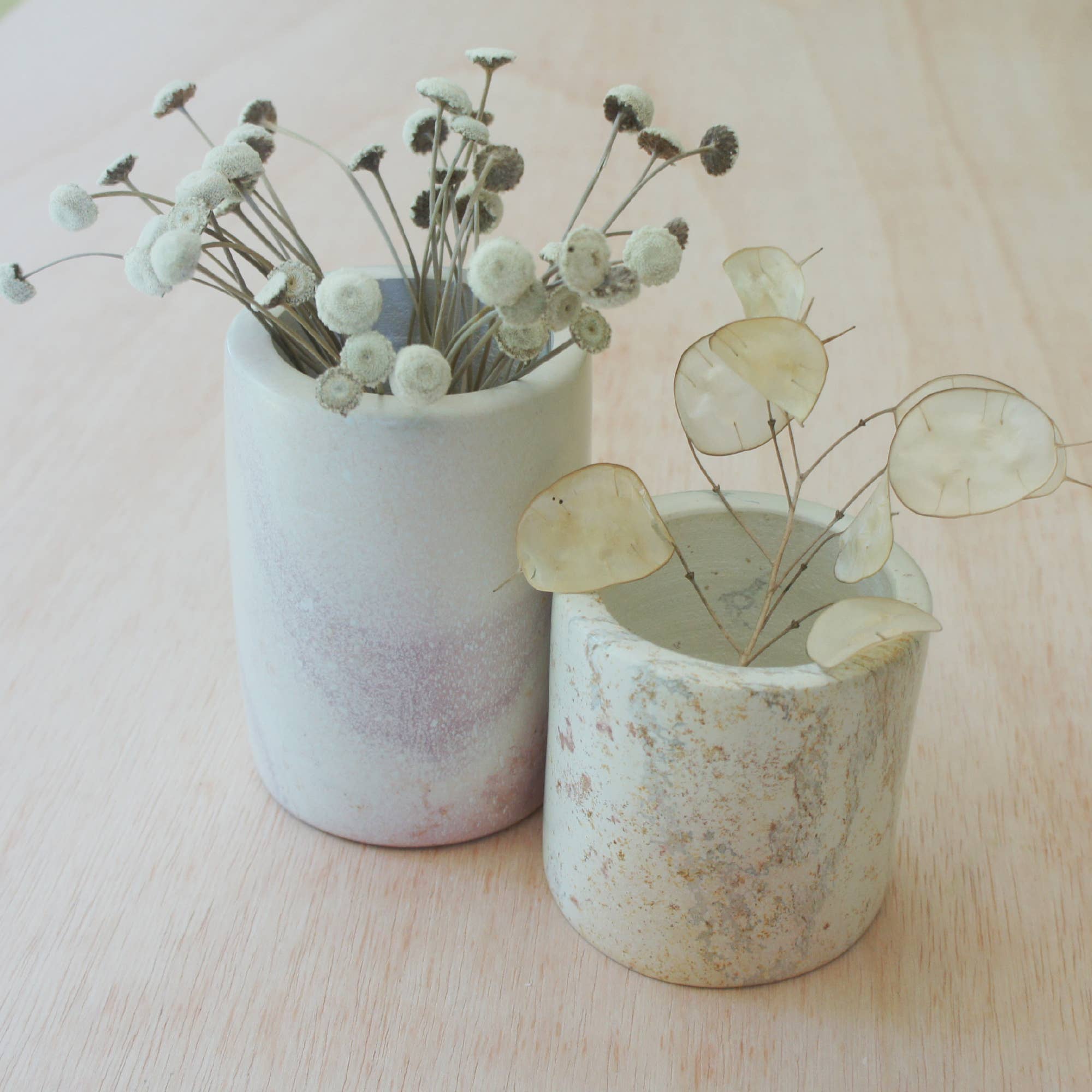 Natural Cylinder Planter - Large