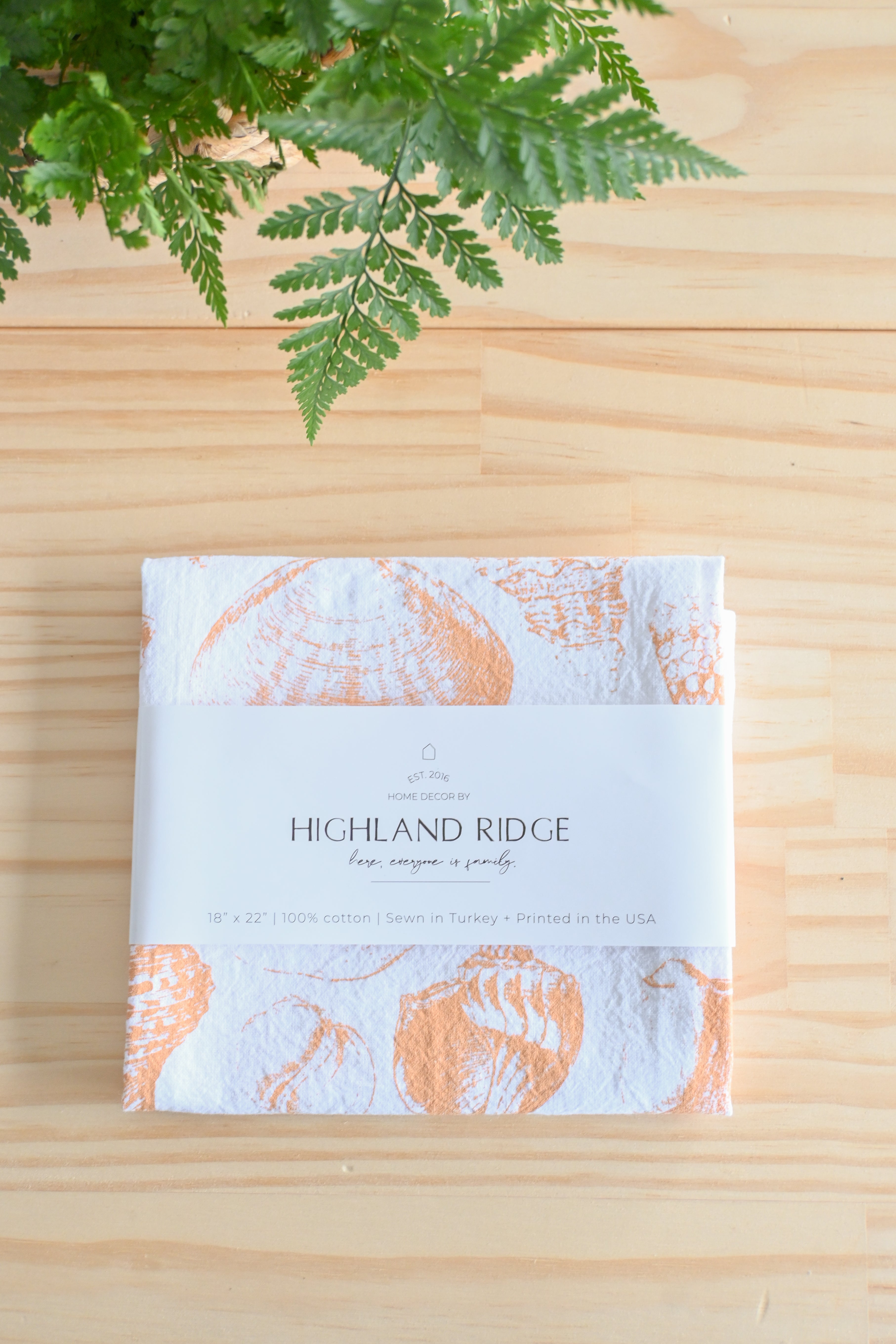Seashell Tea Towel