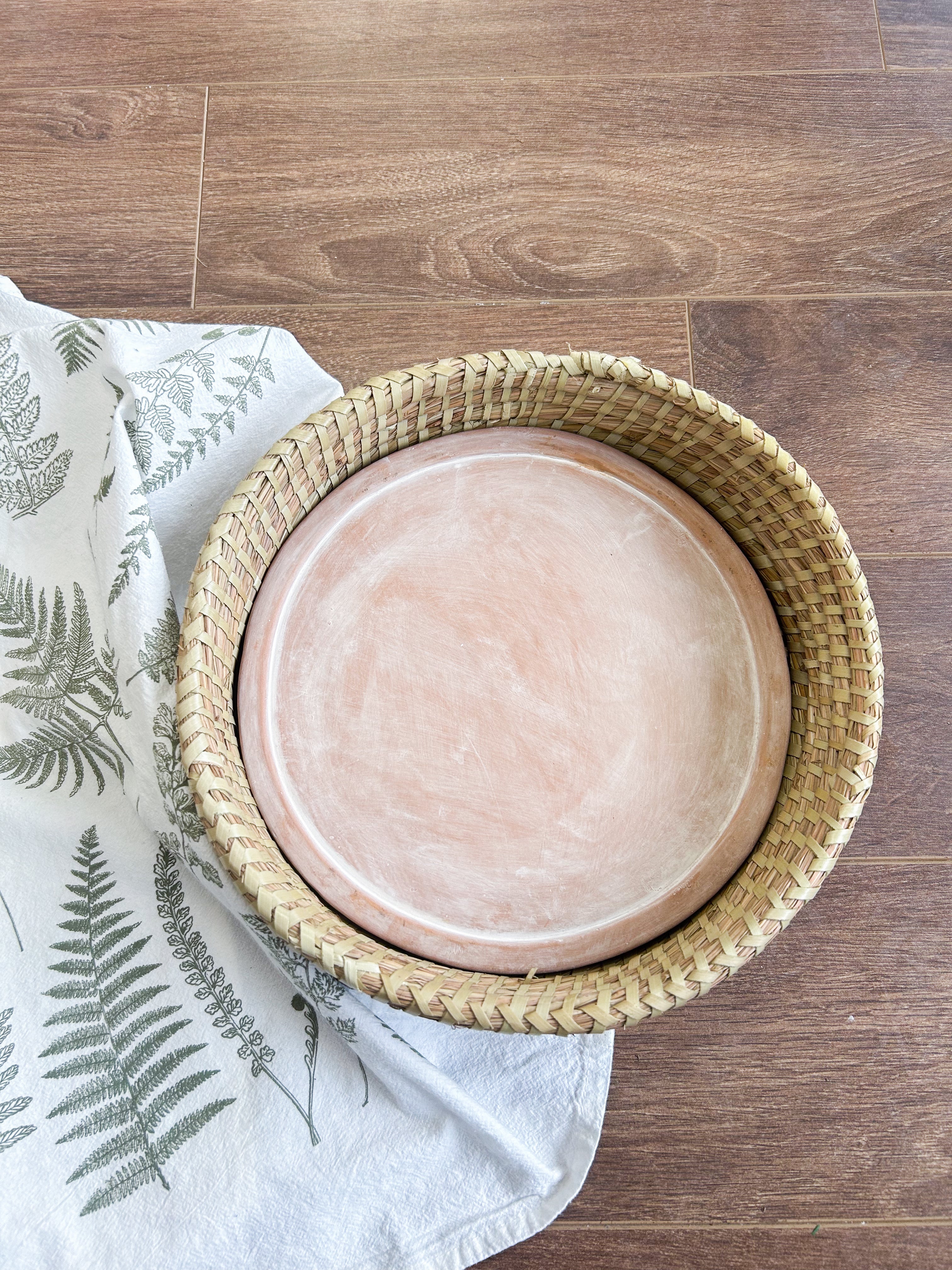 Round Plain Bread Warmer Basket