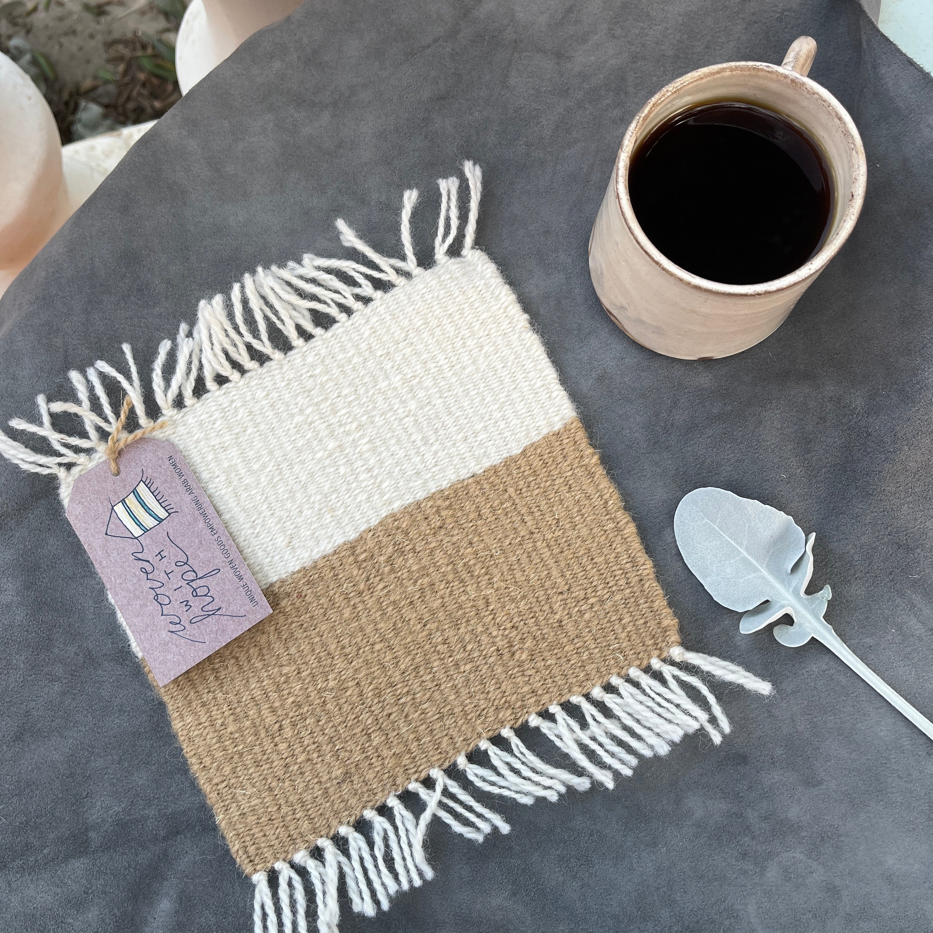 Trivet-Camel and Cream