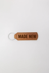 Made New Keychain Engraved Leather