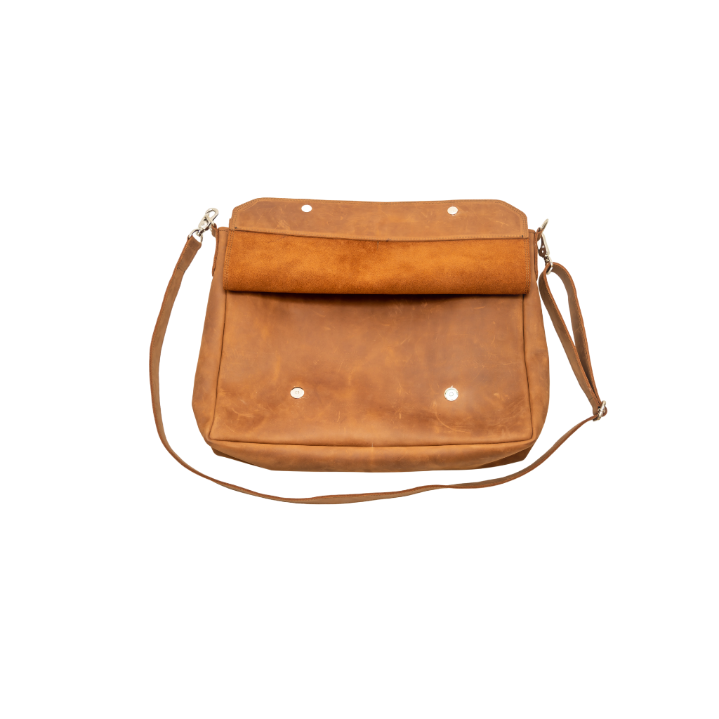 Wayne Leather Messenger Bag