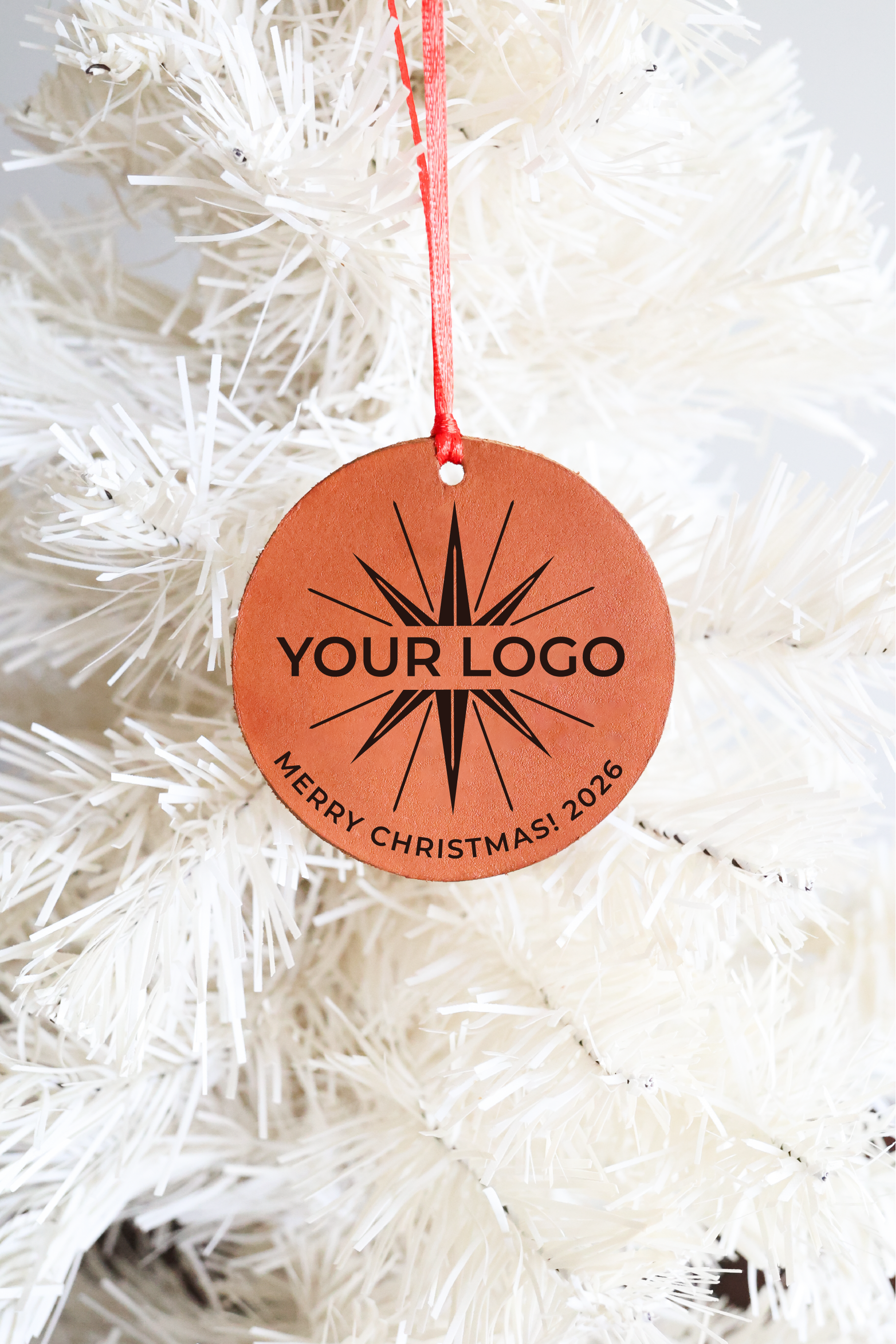 Custom Star Leather Ornament