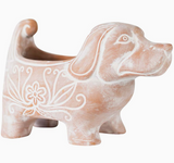 Terracotta Dog Planter