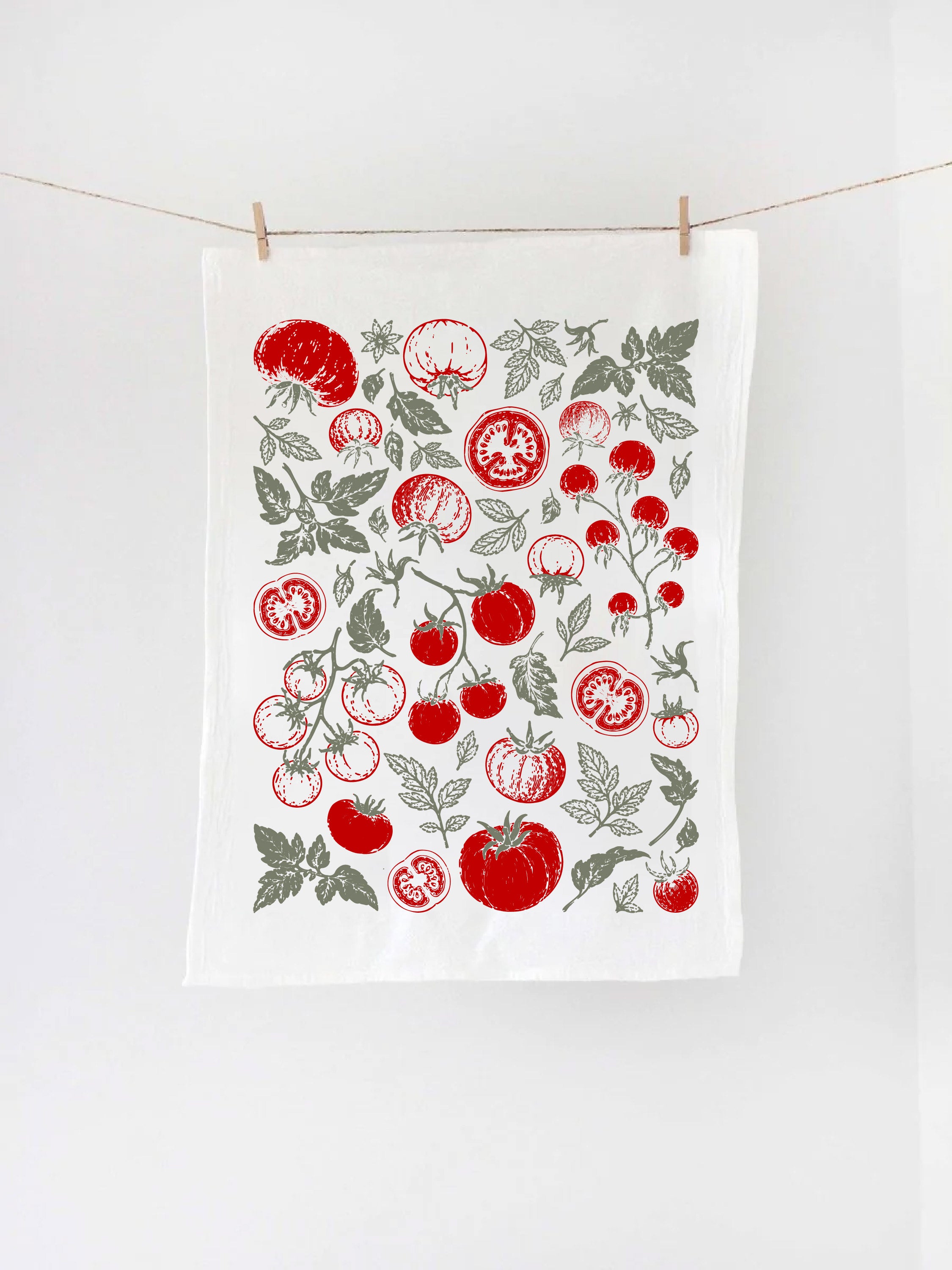 Tomato Tea Towel