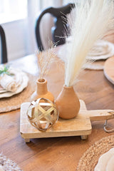 Round Terracotta Vase