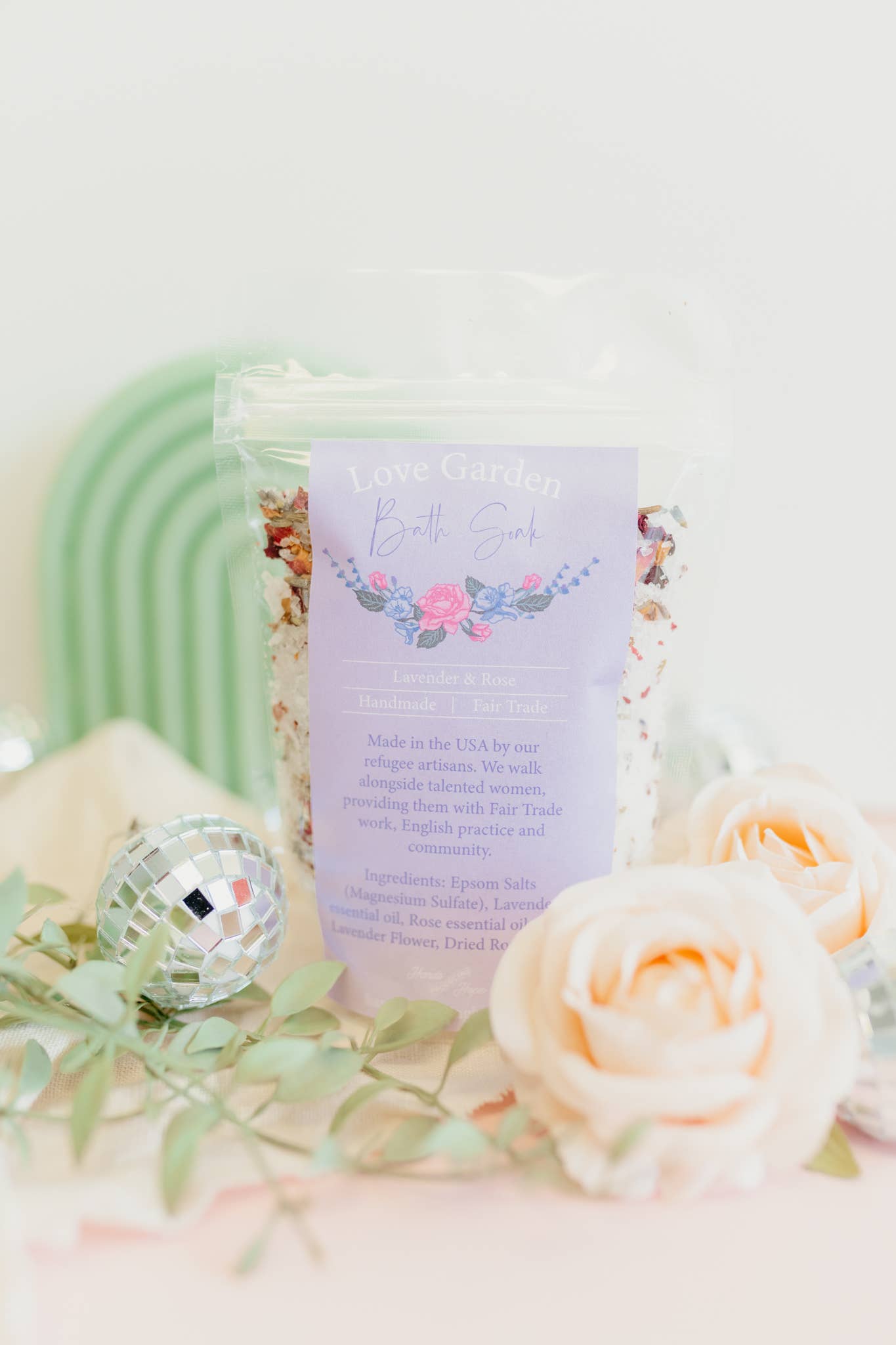 Lavender + Rose Bath Soak