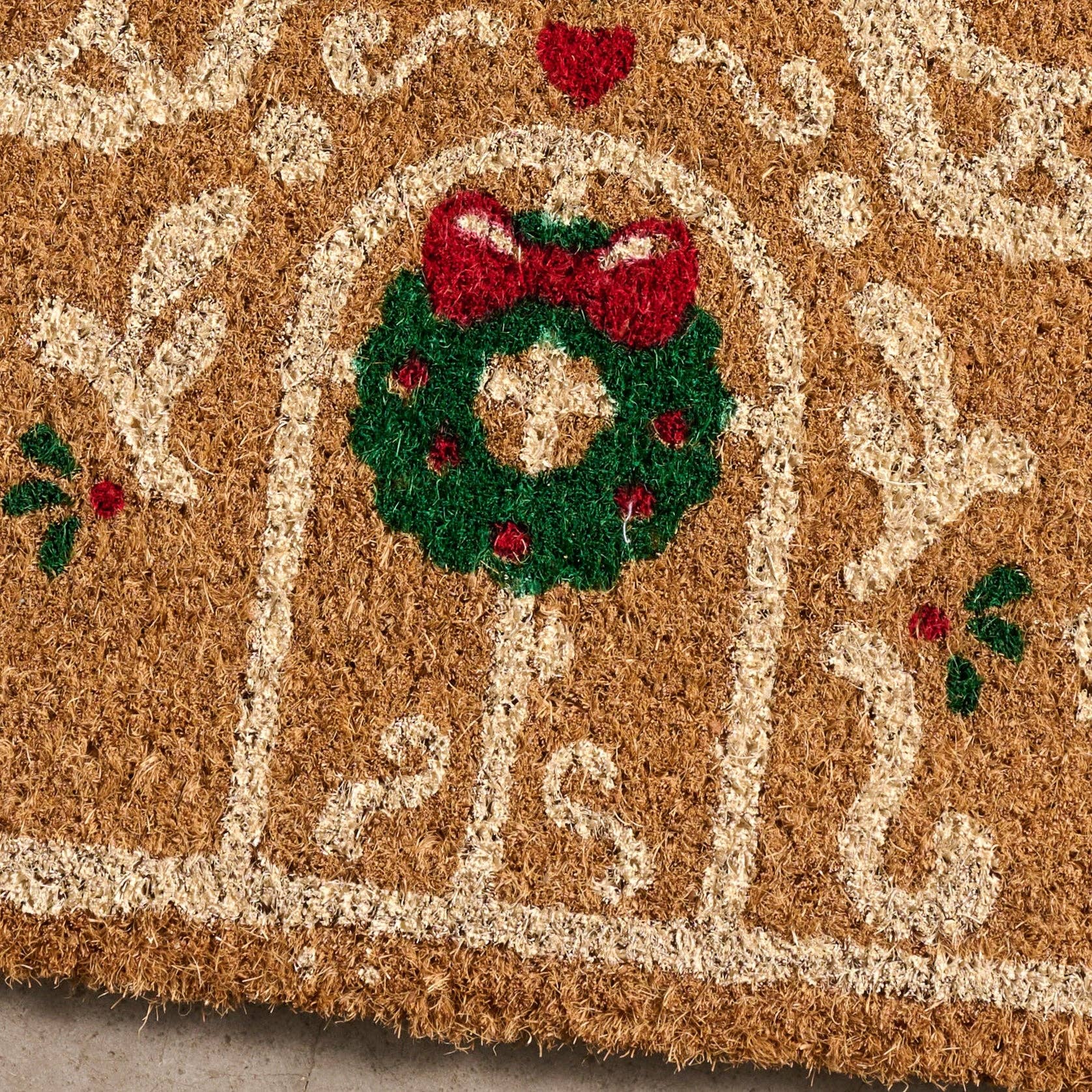 Garam Coir Gingerbread House Door Mat