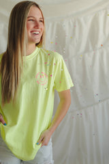 Be Happy Tee - Yellow | Christian Tee