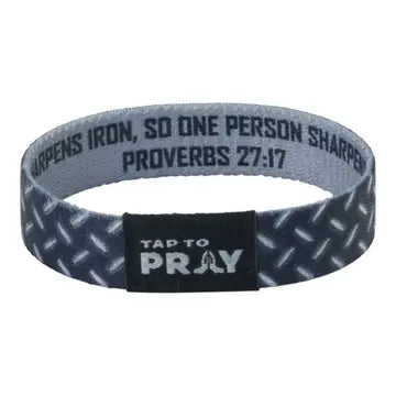 Tap To Pray® Wristband – Iron Sharpens Iron