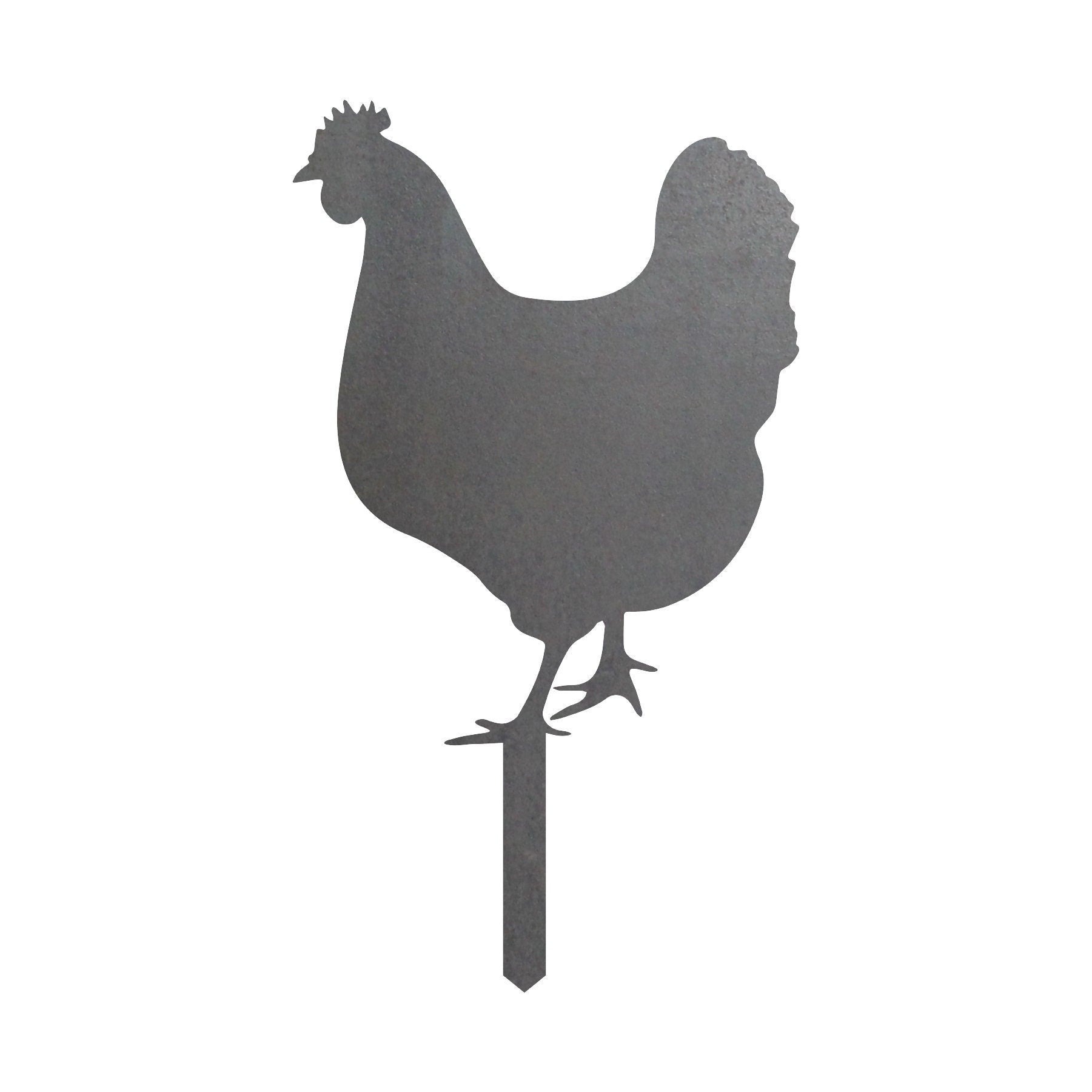 Chicken Statue - Hen and Chicks stake | chicken decor hen chicken garden stake outdoor metal art farmhouse decor
