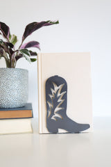 Cowgirl / Cowboy Boot Bookend | horse lover country western home decor bookcase organization book shelf gift for her gift for him