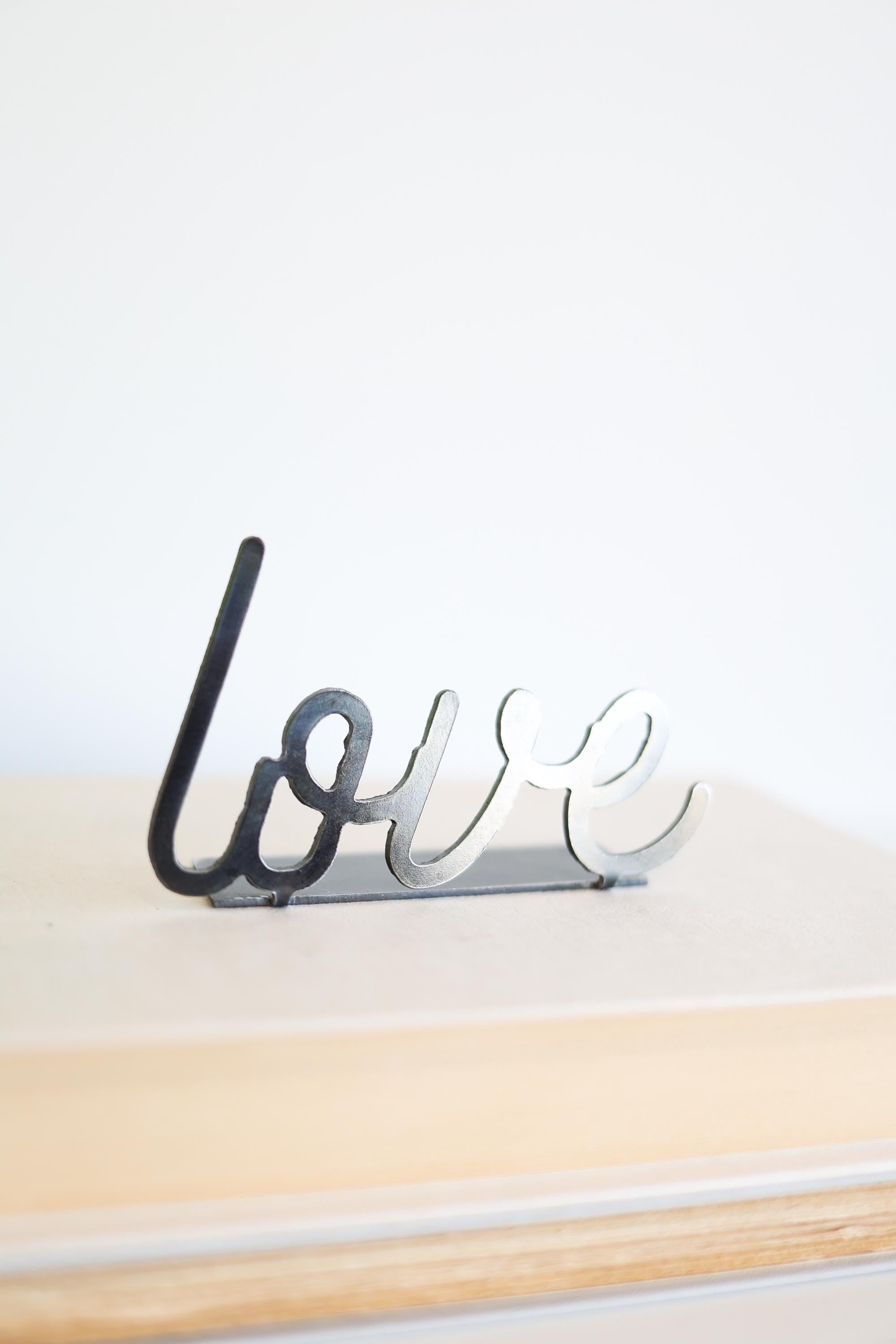 Love Word Sign | inspiring word art love sign encouragement gift inspirational decor housewarming gift farmhouse positive home