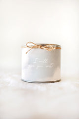 Rest Candle | promise collection | sweet | cozy | calm scent | soy wax | natural fragrance | hand-poured | refreshing candle